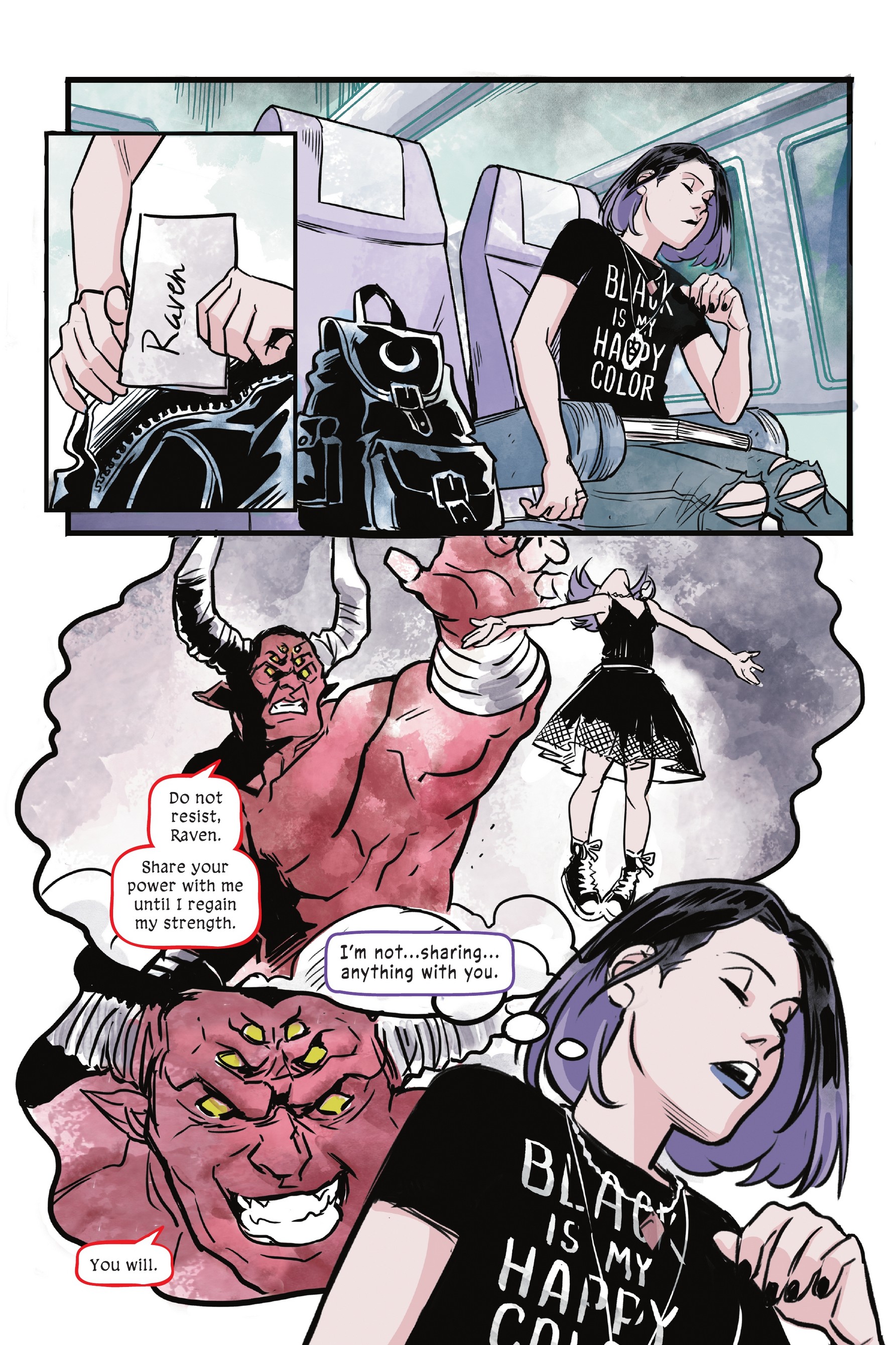 Teen Titans: Beast Boy Loves Raven (2021): Chapter GN - Page 7