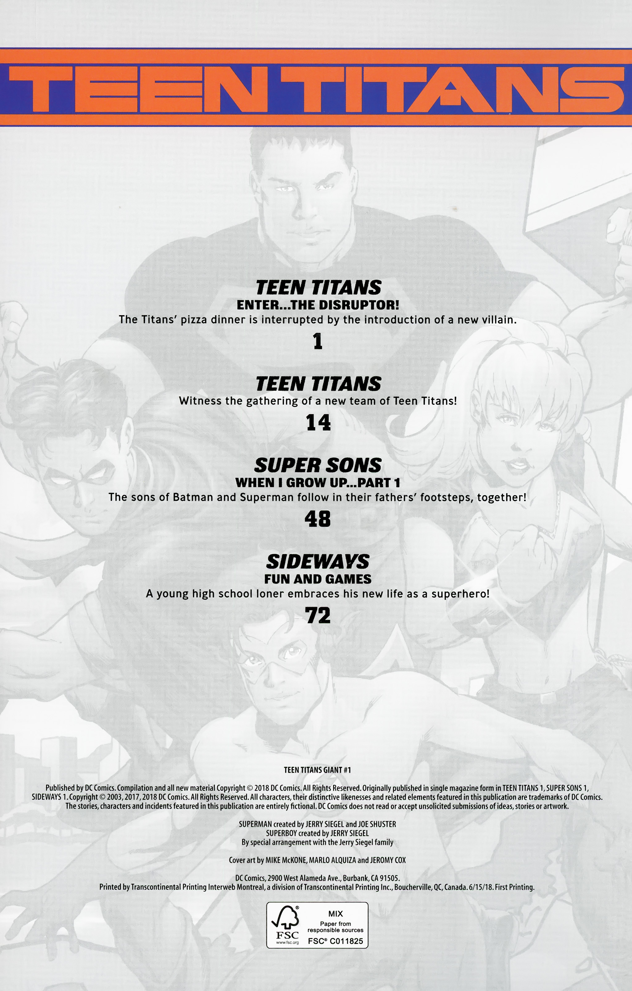 Teen Titans Giant (2018) (Walmart Exclusive): Chapter 1 - Page 2