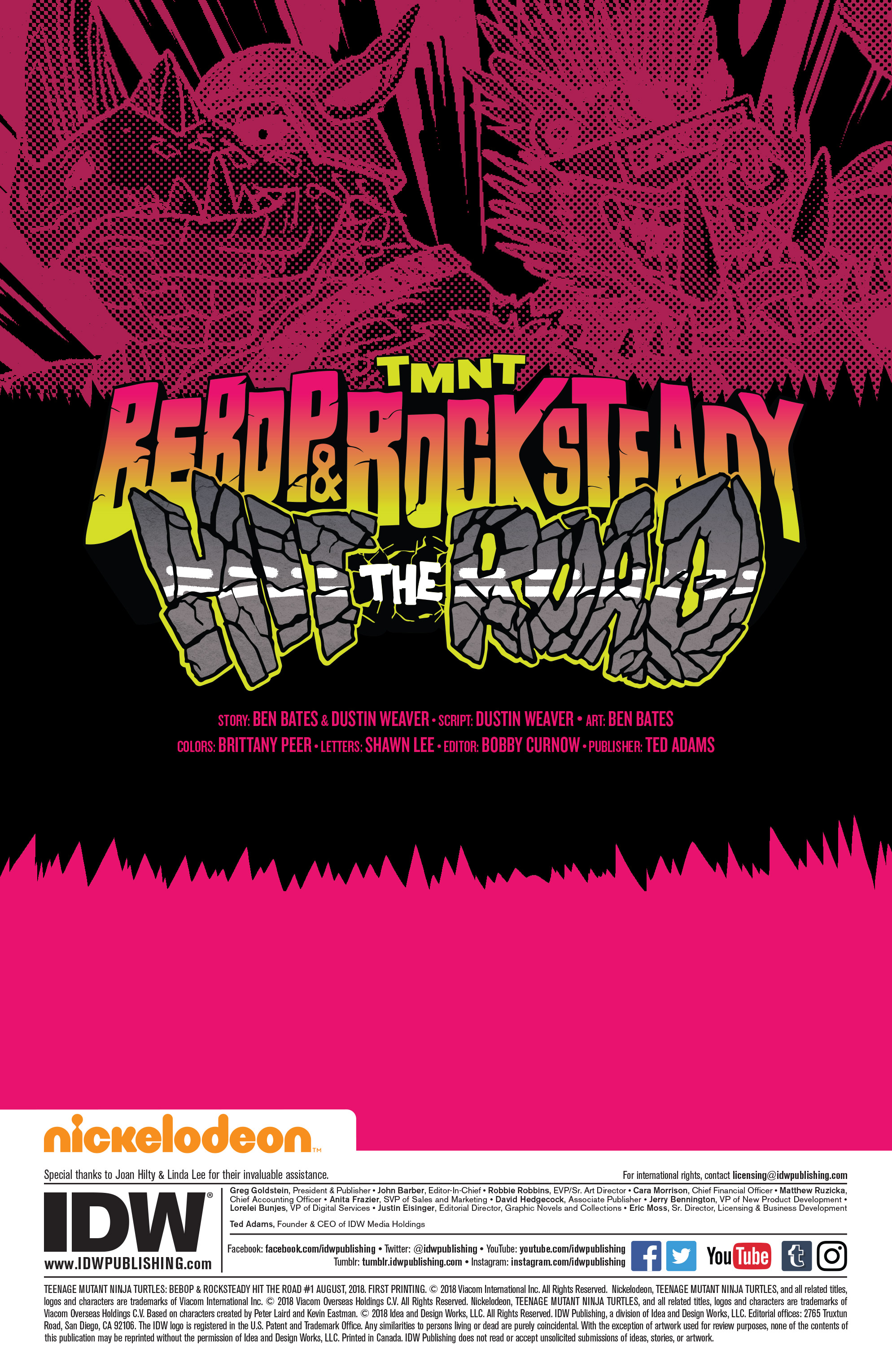 Teenage Mutant Ninja Turtles: Bebop & Rocksteady Hit the Road! (2018-): Chapter 1 - Page 2