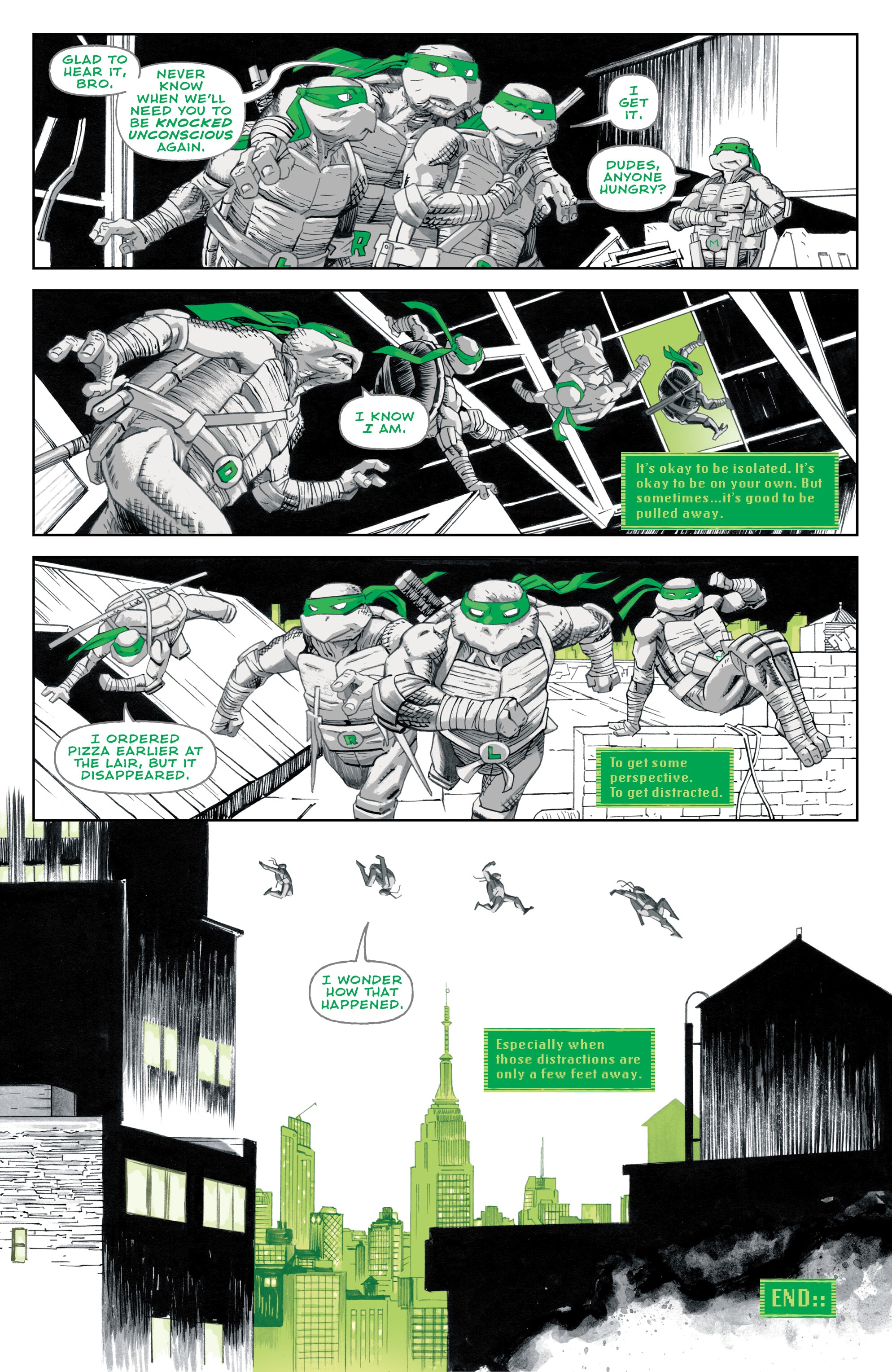 Teenage Mutant Ninja Turtles: Black, White, & Green (2024-): Chapter 1 - Page 10