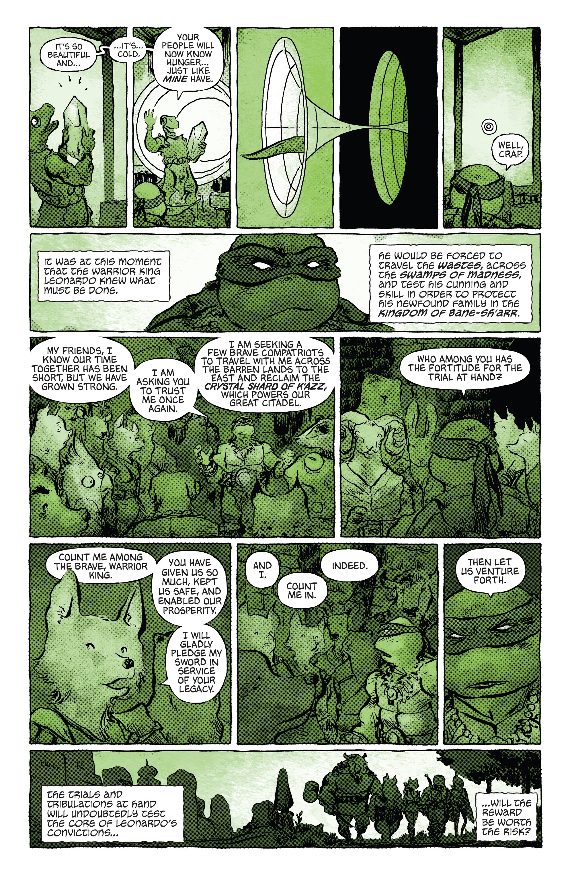Teenage Mutant Ninja Turtles: Black, White, & Green (2024-): Chapter 1 - Page 13