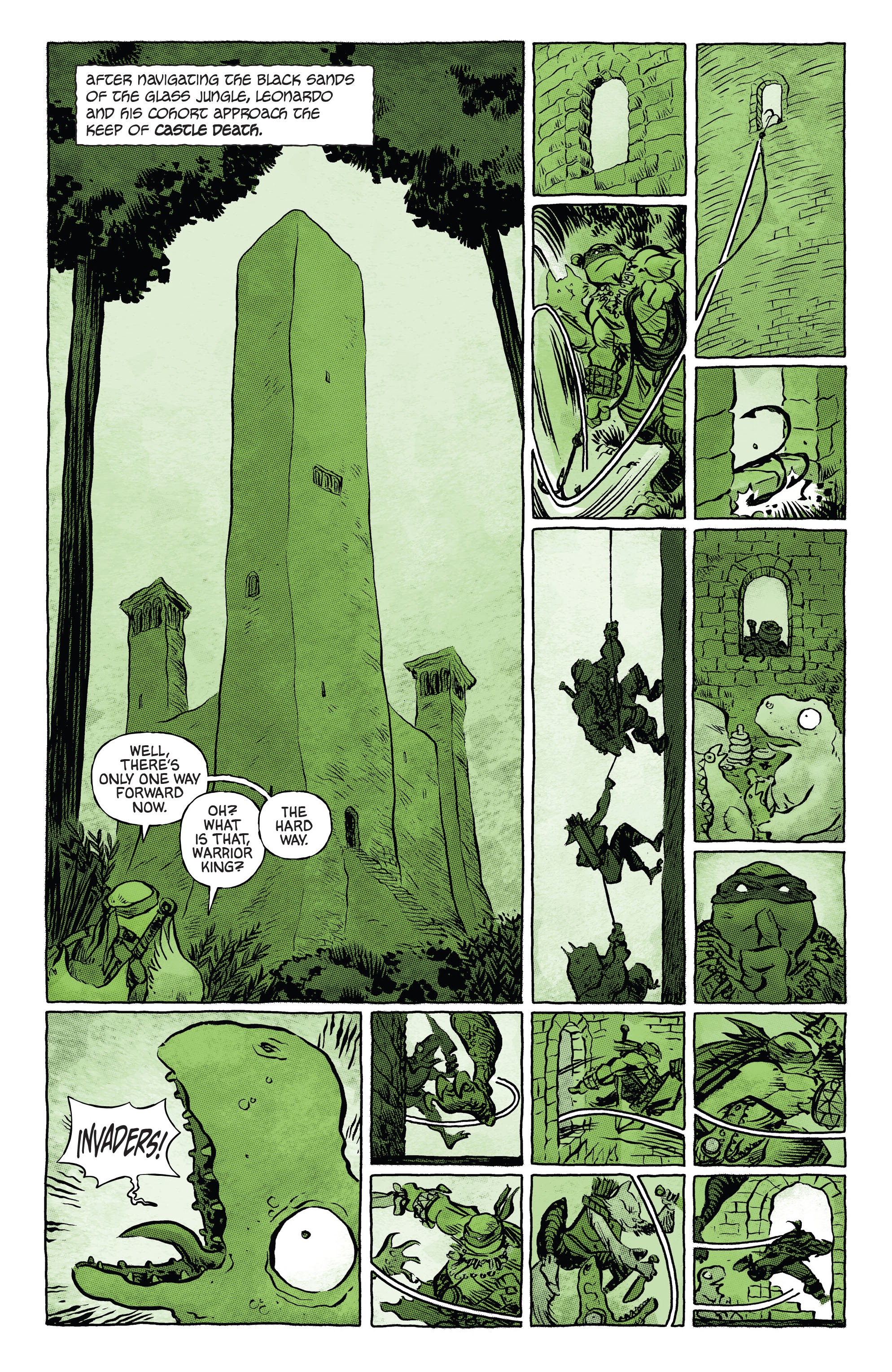 Teenage Mutant Ninja Turtles: Black, White, & Green (2024-): Chapter 1 - Page 15