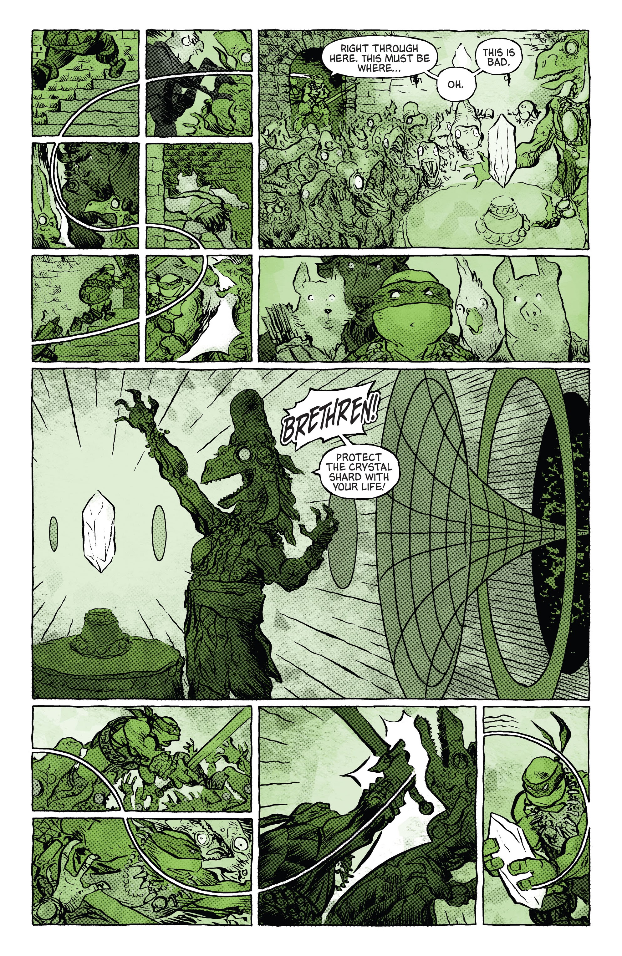 Teenage Mutant Ninja Turtles: Black, White, & Green (2024-): Chapter 1 - Page 16