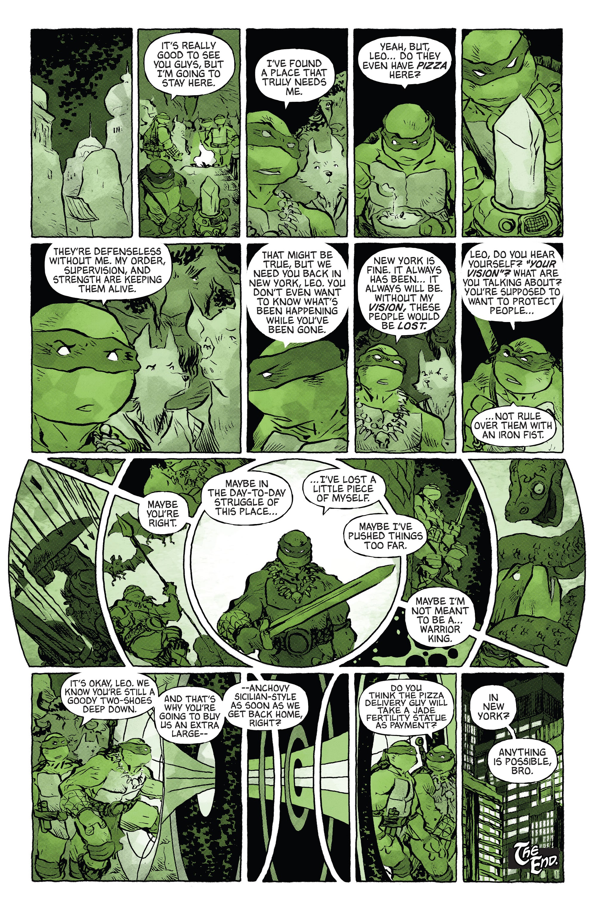 Teenage Mutant Ninja Turtles: Black, White, & Green (2024-): Chapter 1 - Page 18