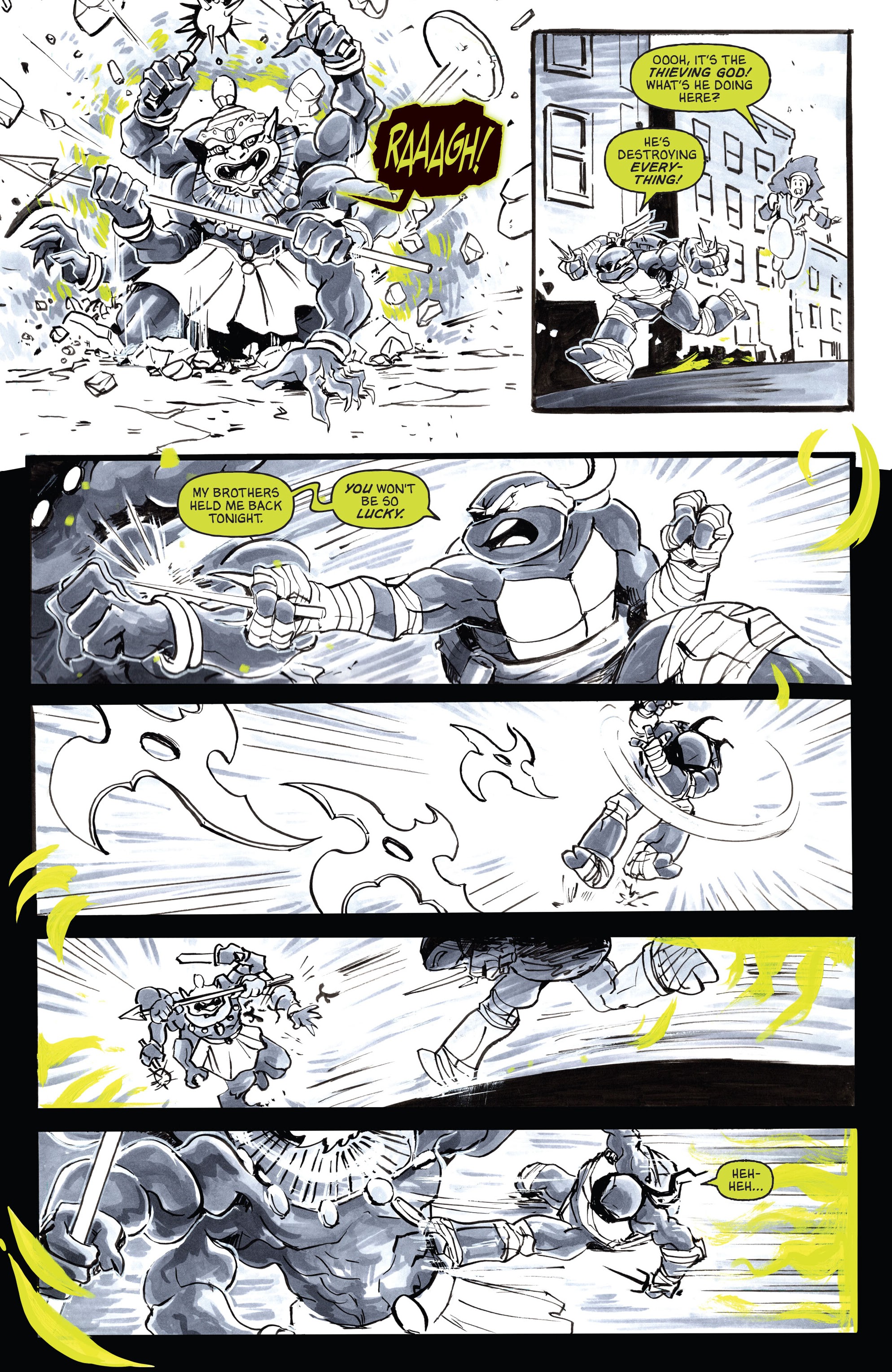 Teenage Mutant Ninja Turtles: Black, White, & Green (2024-): Chapter 1 - Page 22