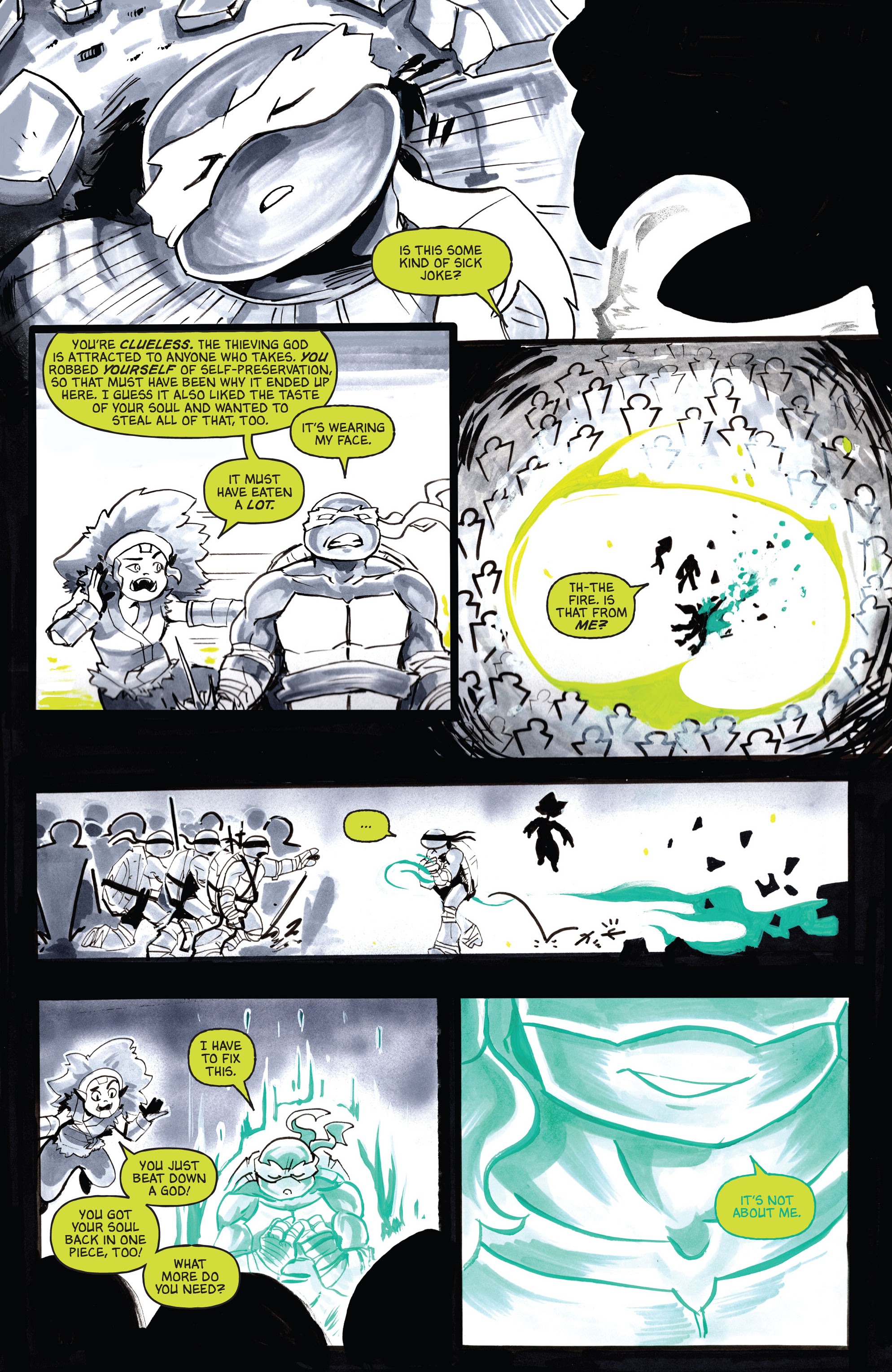Teenage Mutant Ninja Turtles: Black, White, & Green (2024-): Chapter 1 - Page 25