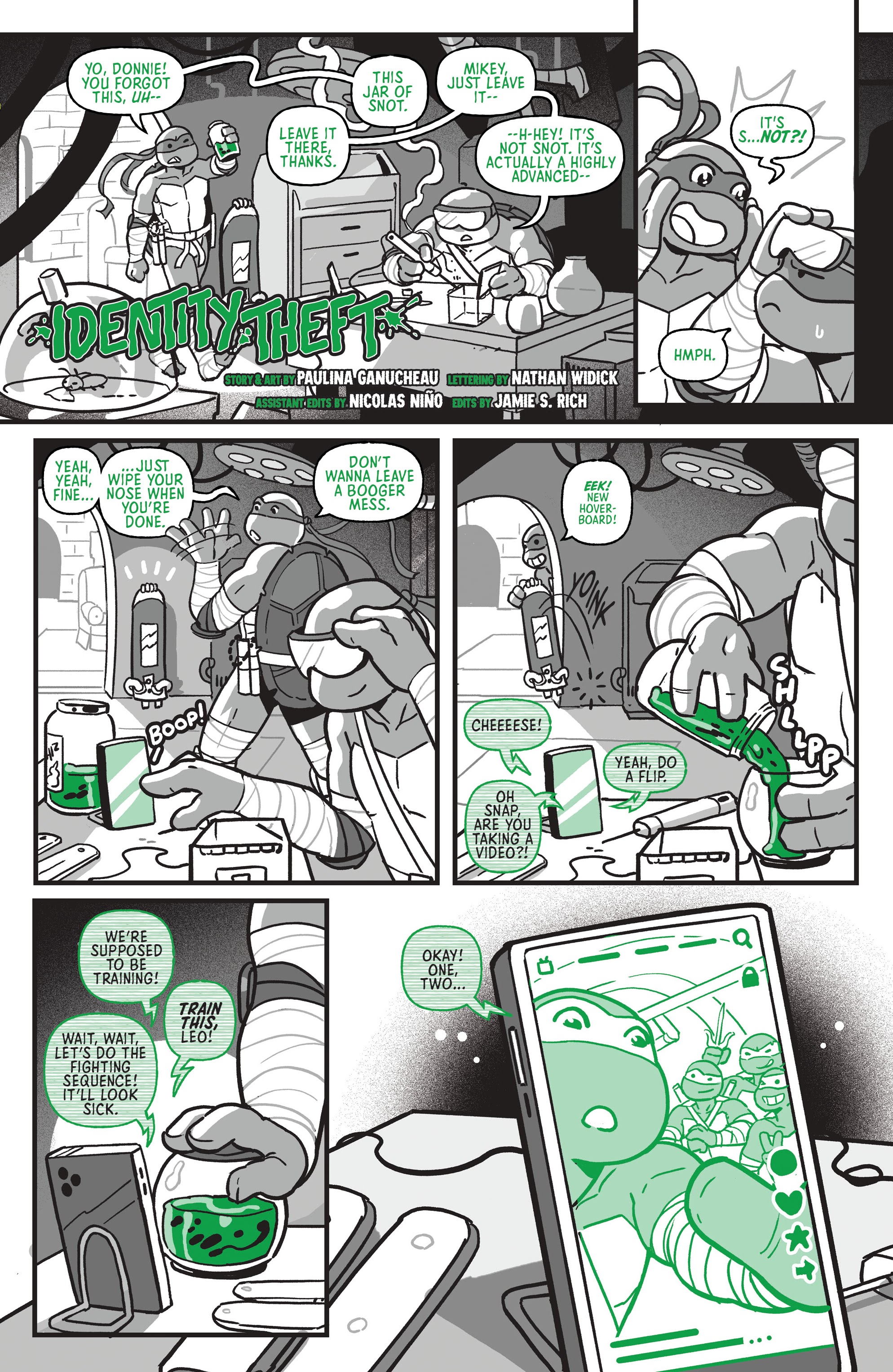 Teenage Mutant Ninja Turtles: Black, White, & Green (2024-): Chapter 1 - Page 27