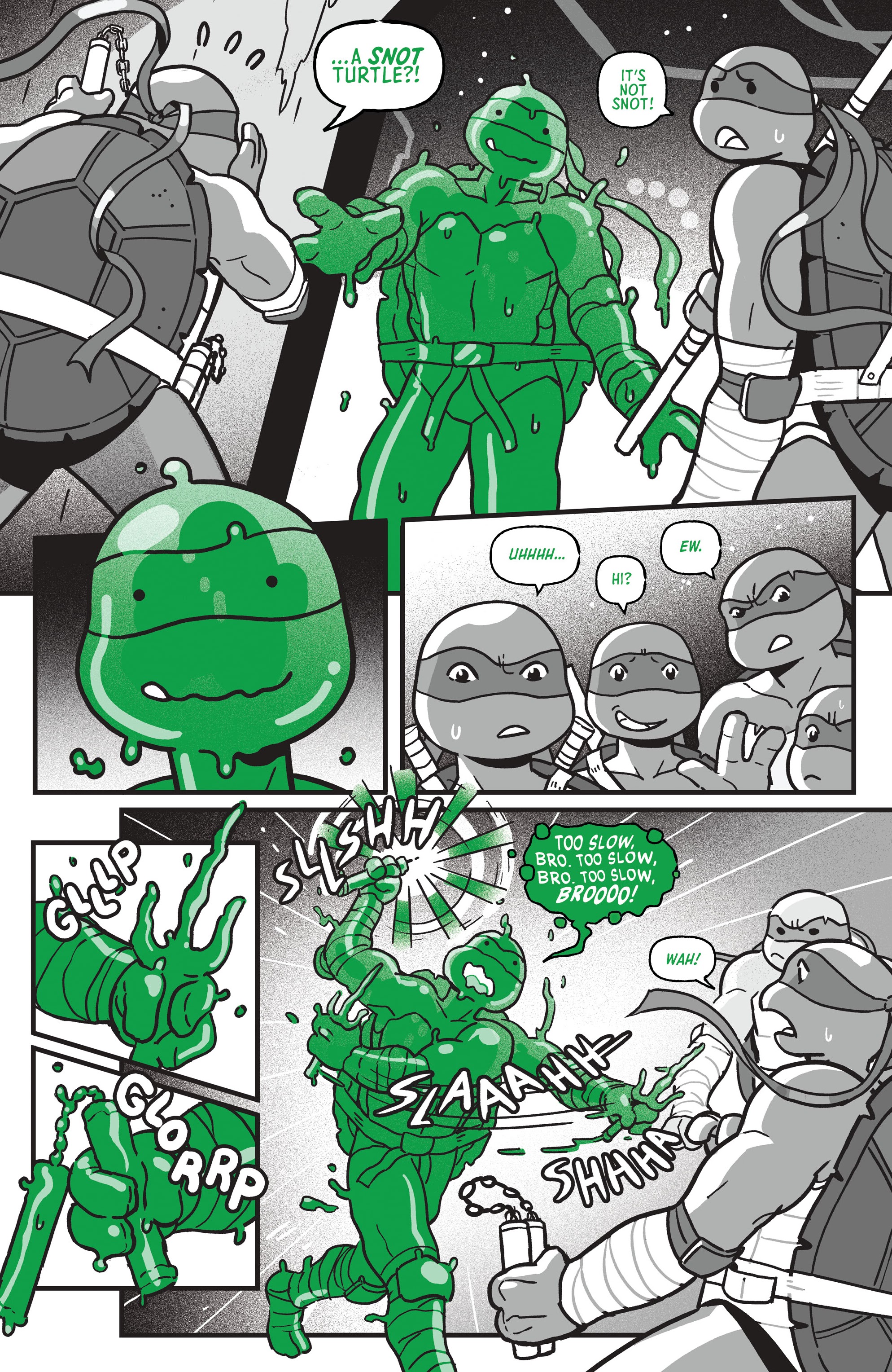 Teenage Mutant Ninja Turtles: Black, White, & Green (2024-): Chapter 1 - Page 30