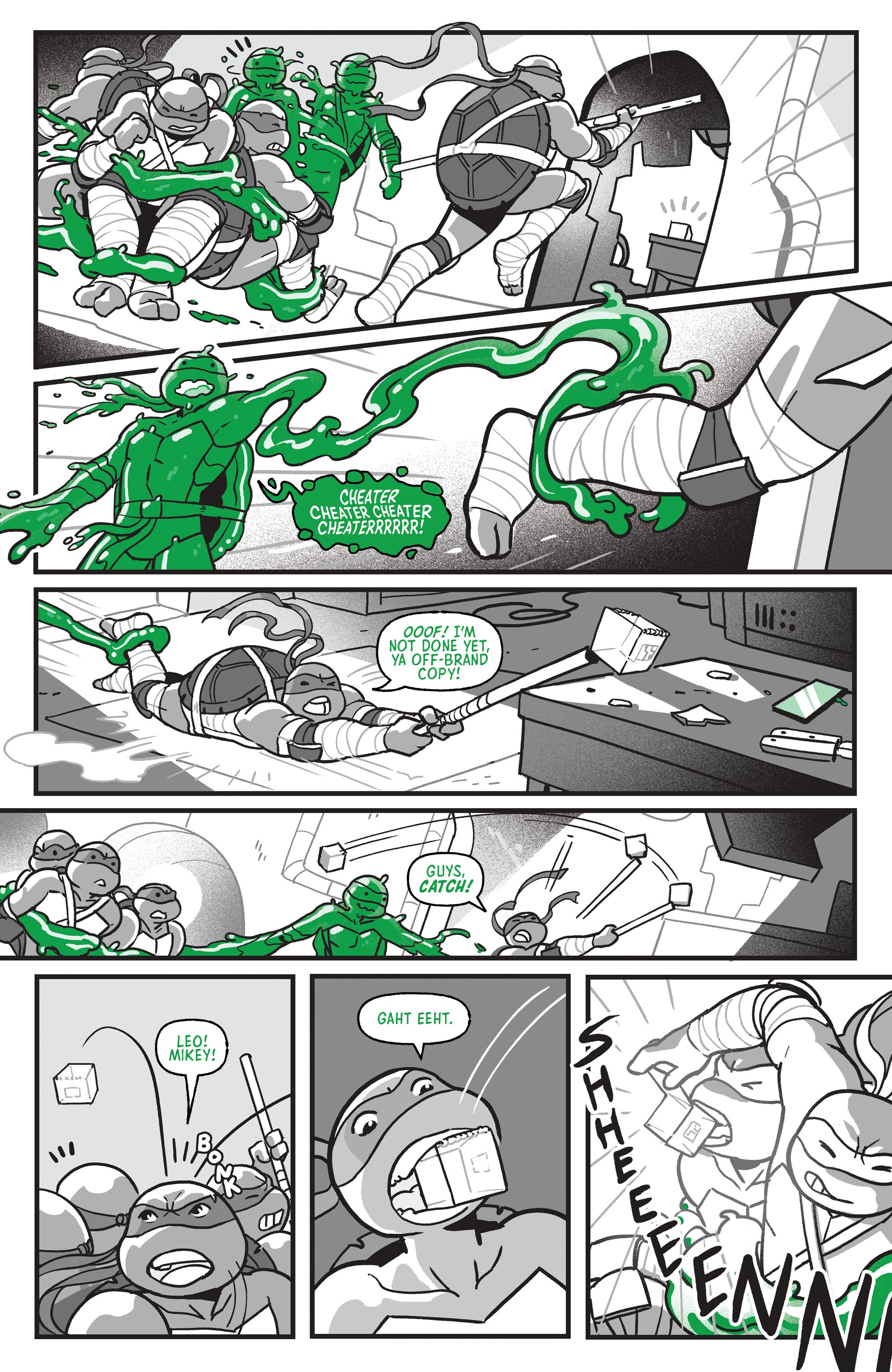 Teenage Mutant Ninja Turtles: Black, White, & Green (2024-): Chapter 1 - Page 33