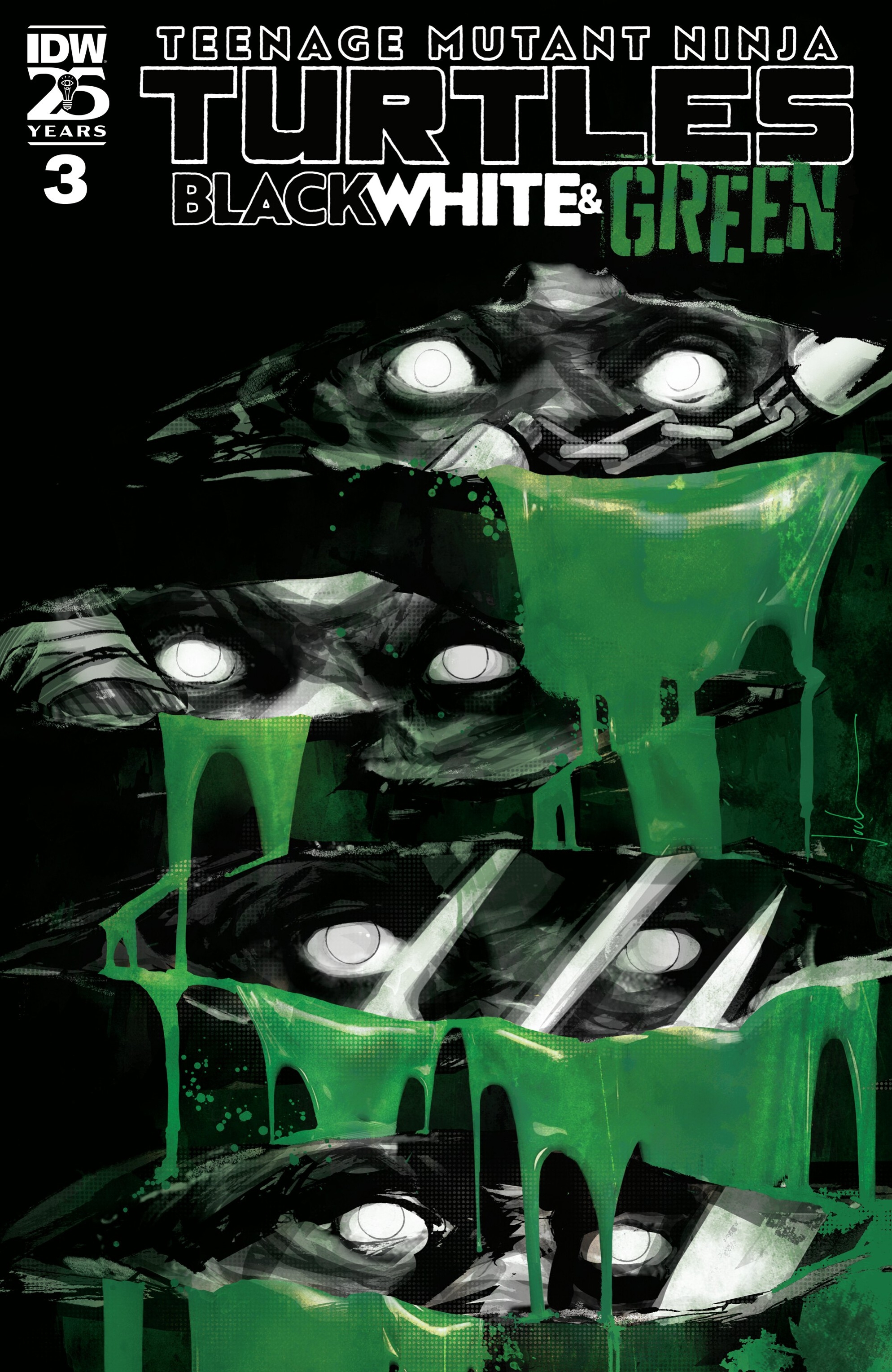 Teenage Mutant Ninja Turtles: Black, White, & Green (2024-): Chapter 3 - Page 1