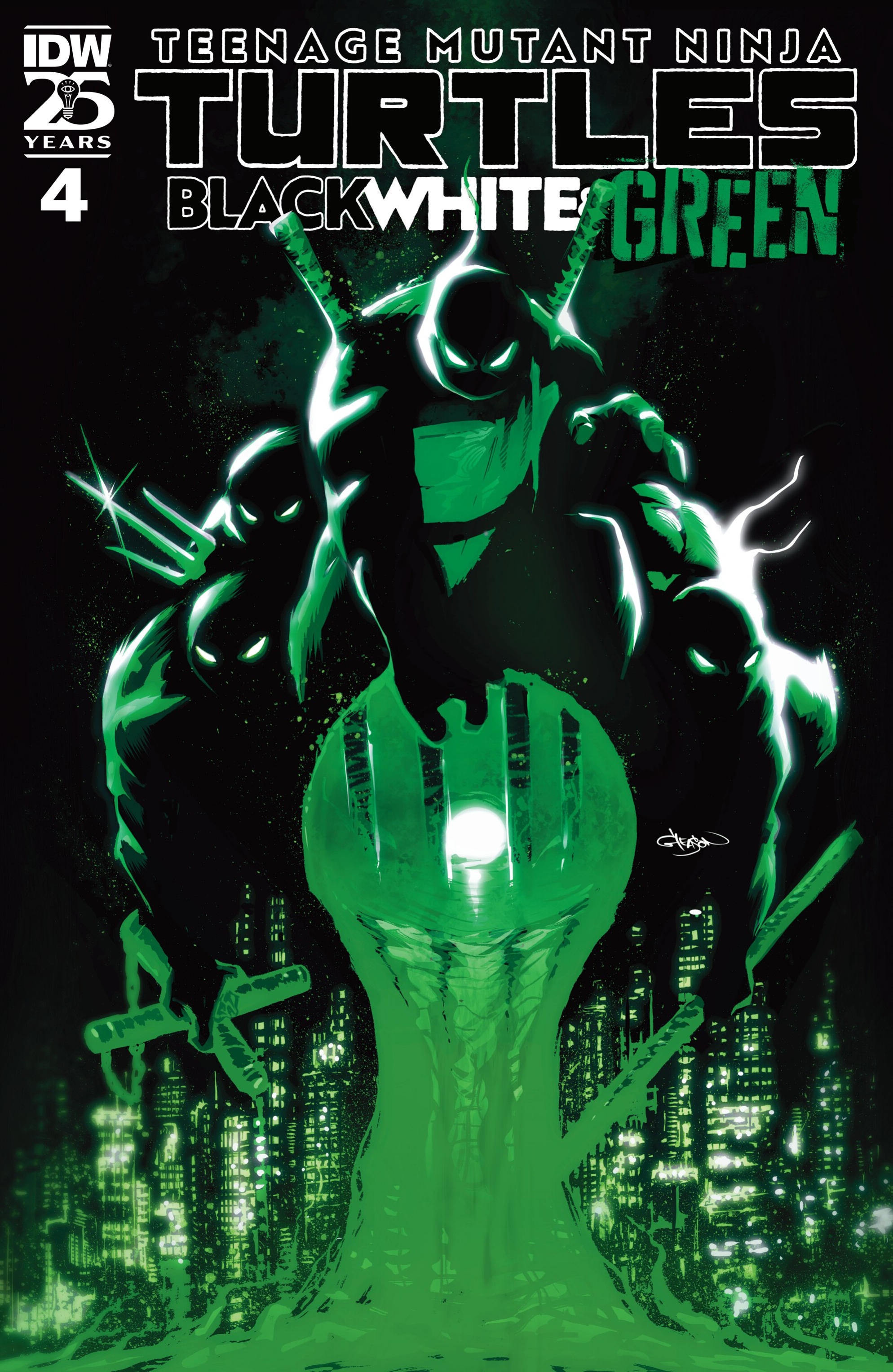 Teenage Mutant Ninja Turtles: Black, White, & Green (2024-): Chapter 4 - Page 1