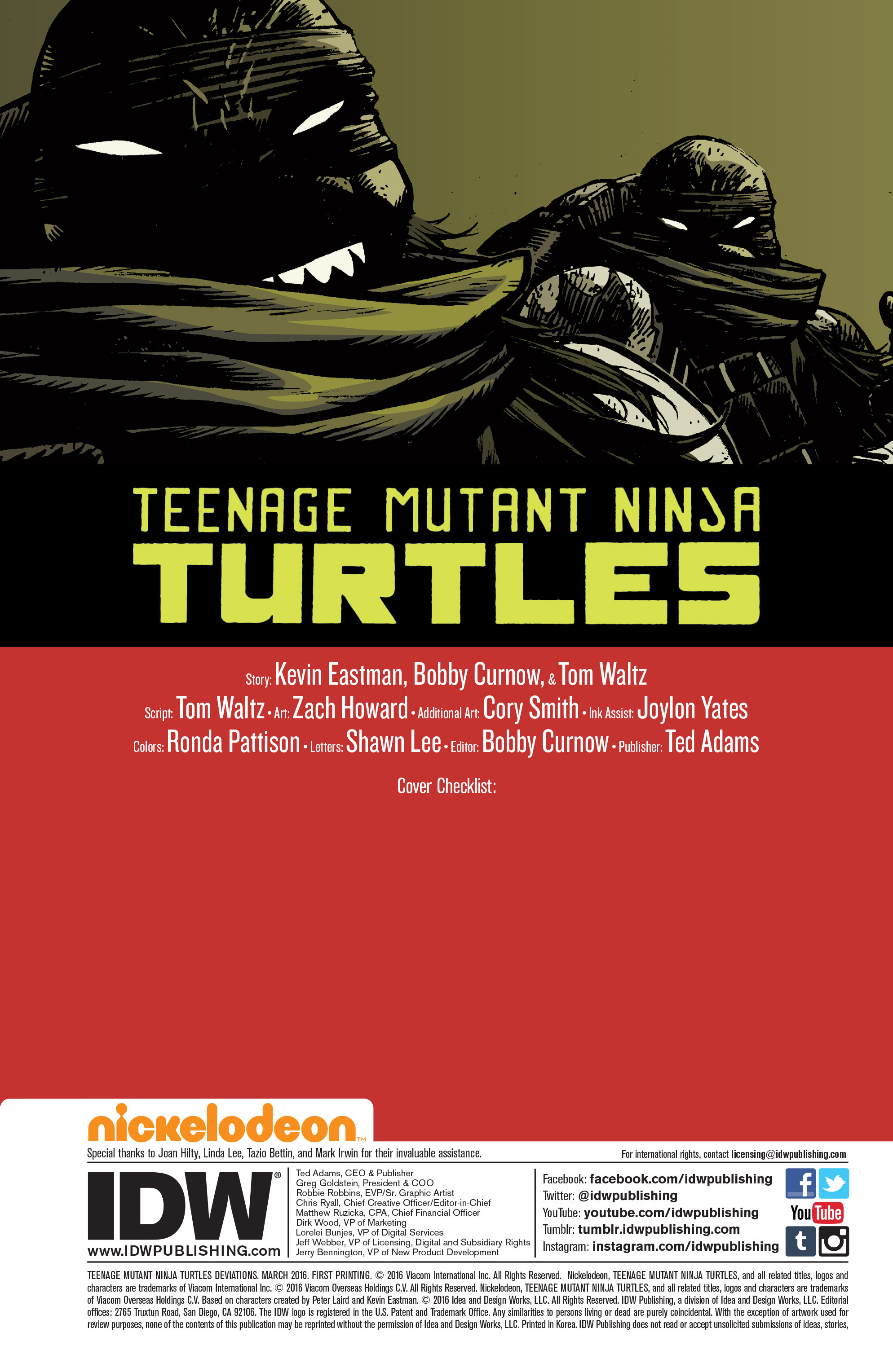 Teenage Mutant Ninja Turtles Deviations (2016): Chapter 1 - Page 4