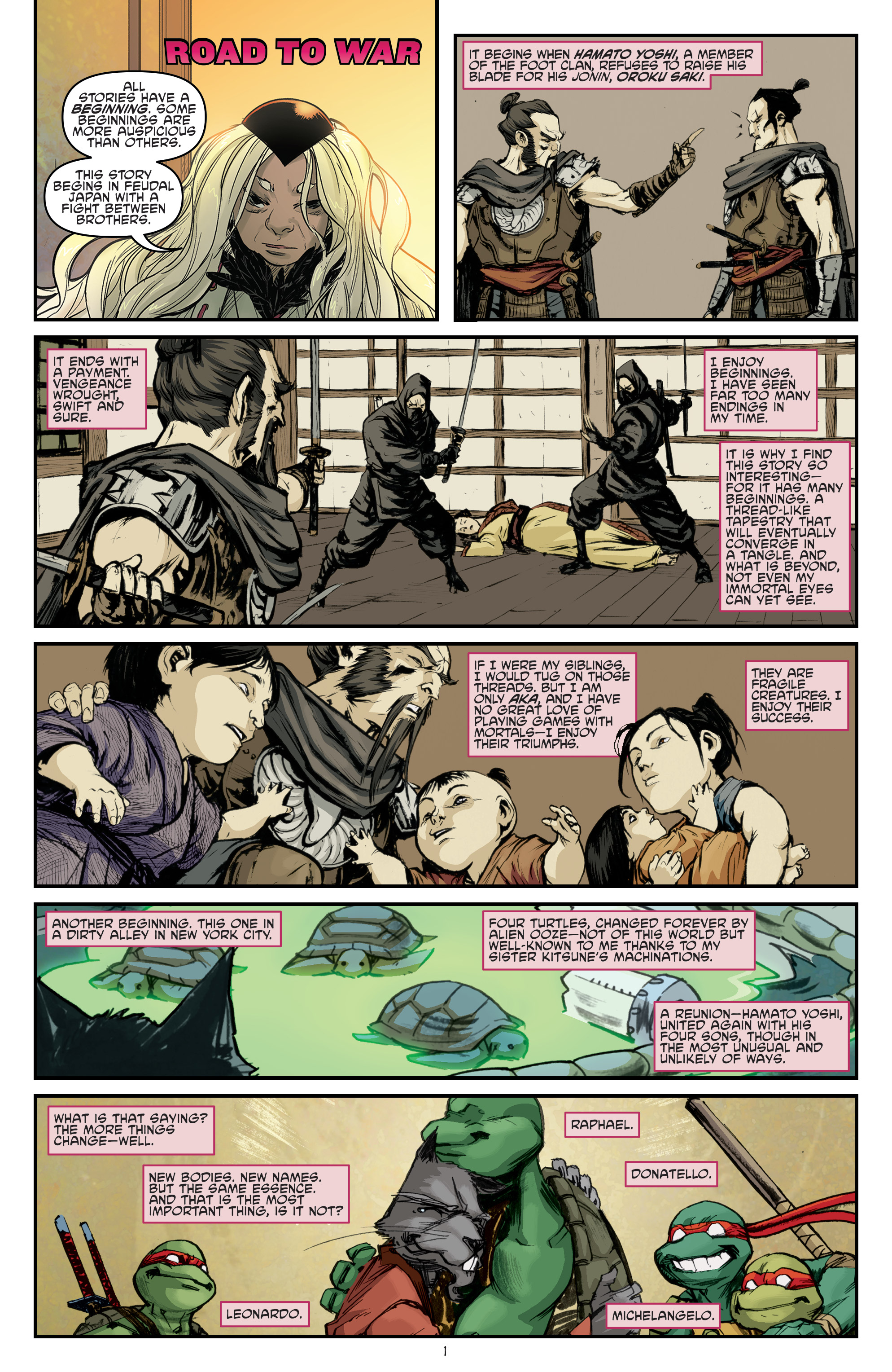 Teenage Mutant Ninja Turtles: Road To 100 (2019): Chapter 1 - Page 3