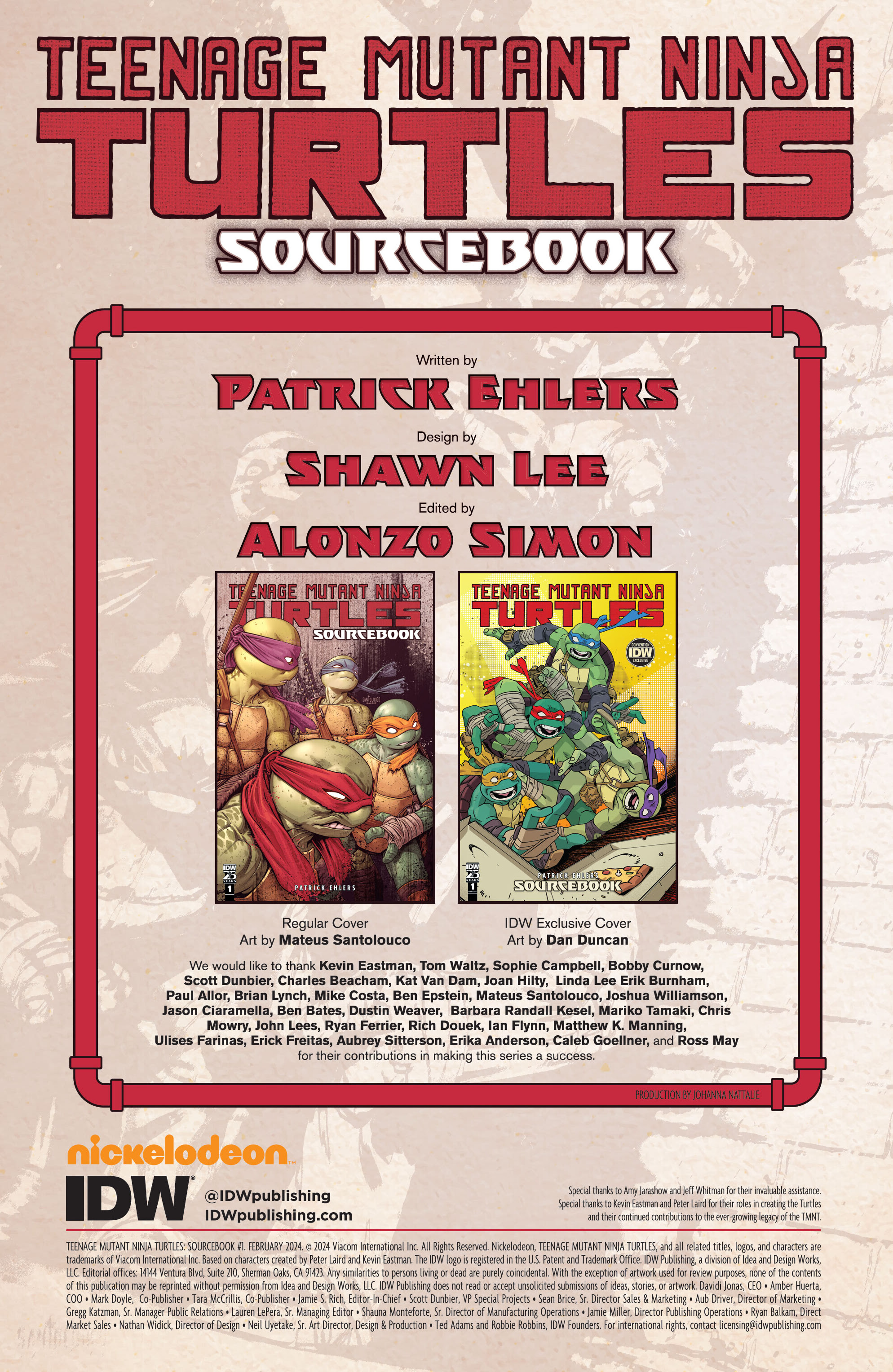 Teenage Mutant Ninja Turtles: Sourcebook (2024-): Chapter 1 - Page 2
