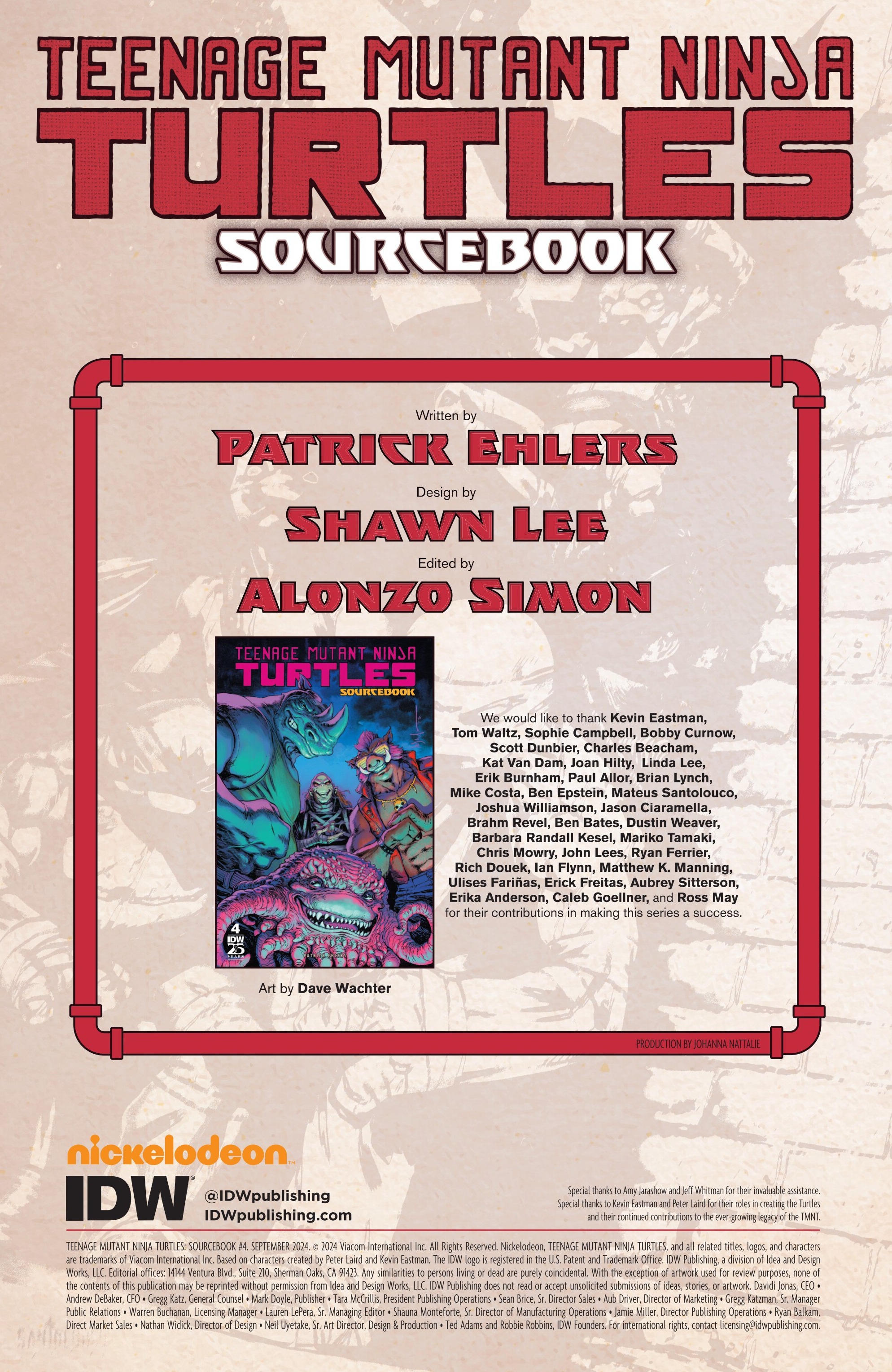 Teenage Mutant Ninja Turtles: Sourcebook (2024-): Chapter 4 - Page 2
