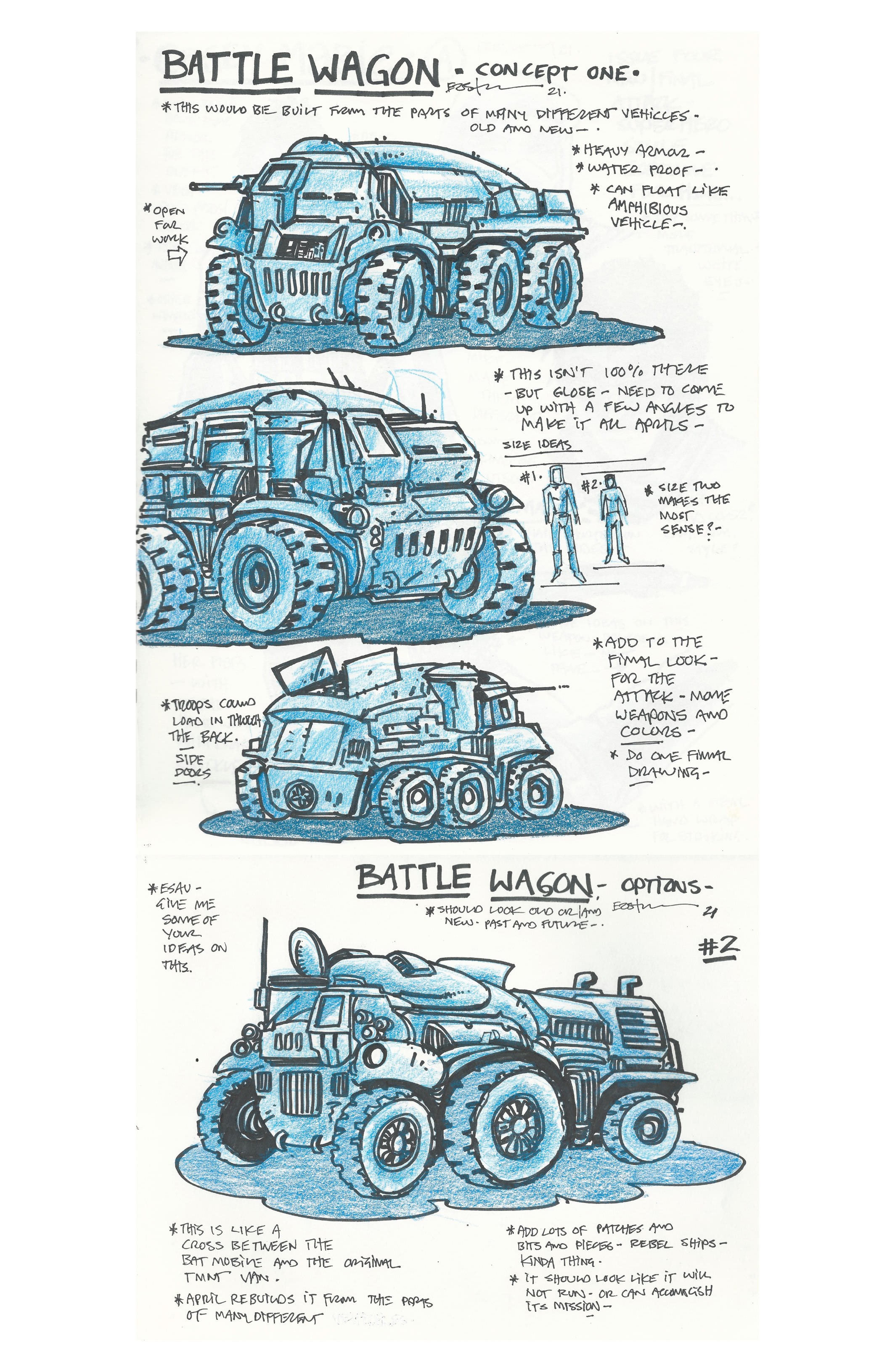 Teenage Mutant Ninja Turtles: The Last Ronin Design Archive (2021-): Chapter 1 - Page 14