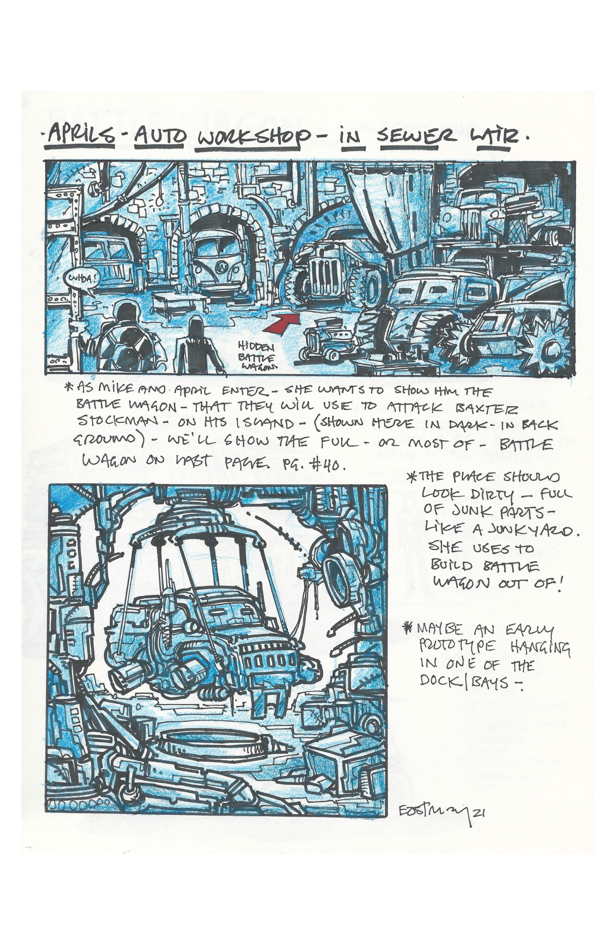 Teenage Mutant Ninja Turtles: The Last Ronin Design Archive (2021-): Chapter 1 - Page 15
