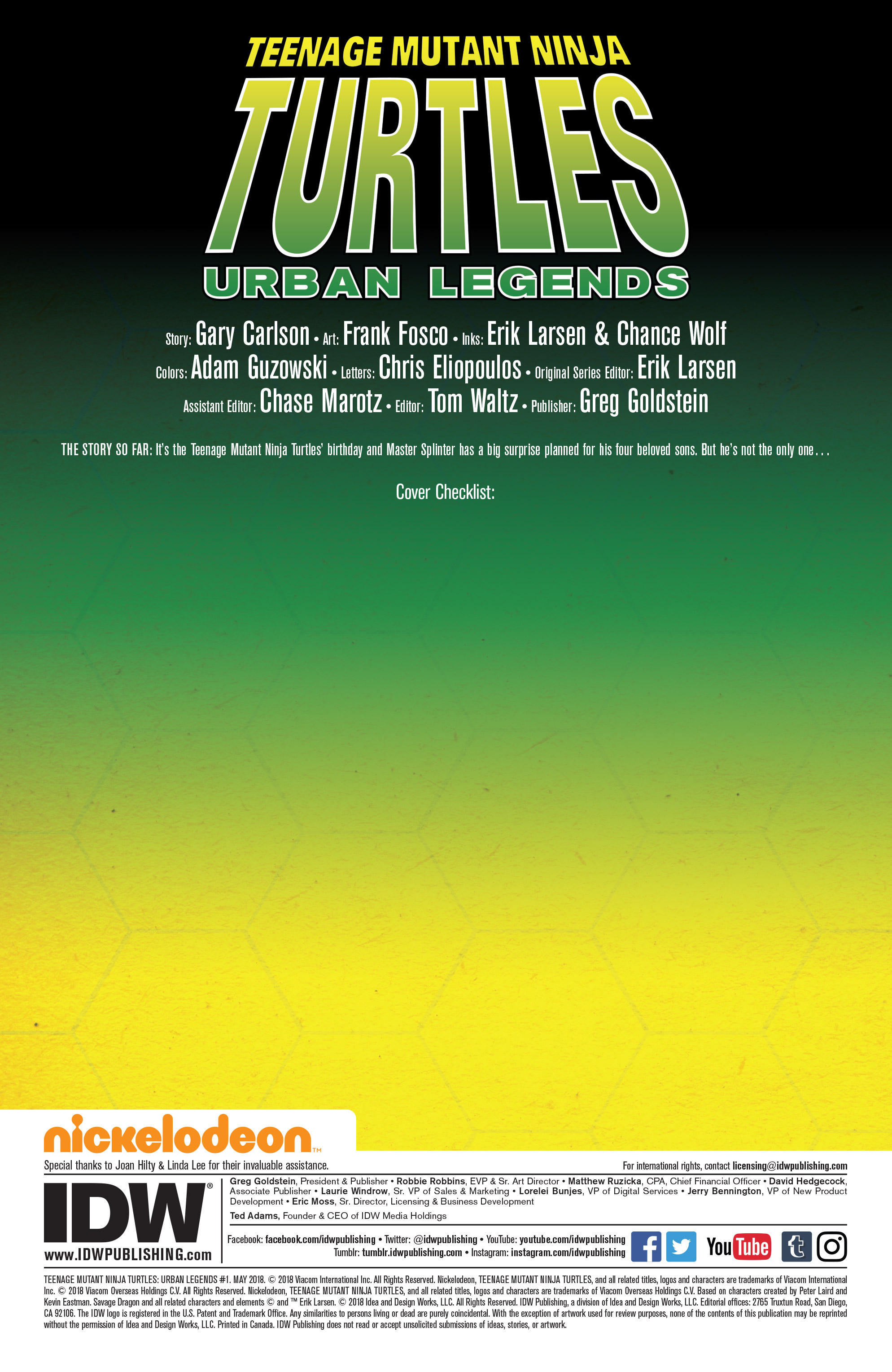Teenage Mutant Ninja Turtles: Urban Legends (2018-): Chapter 1 - Page 2
