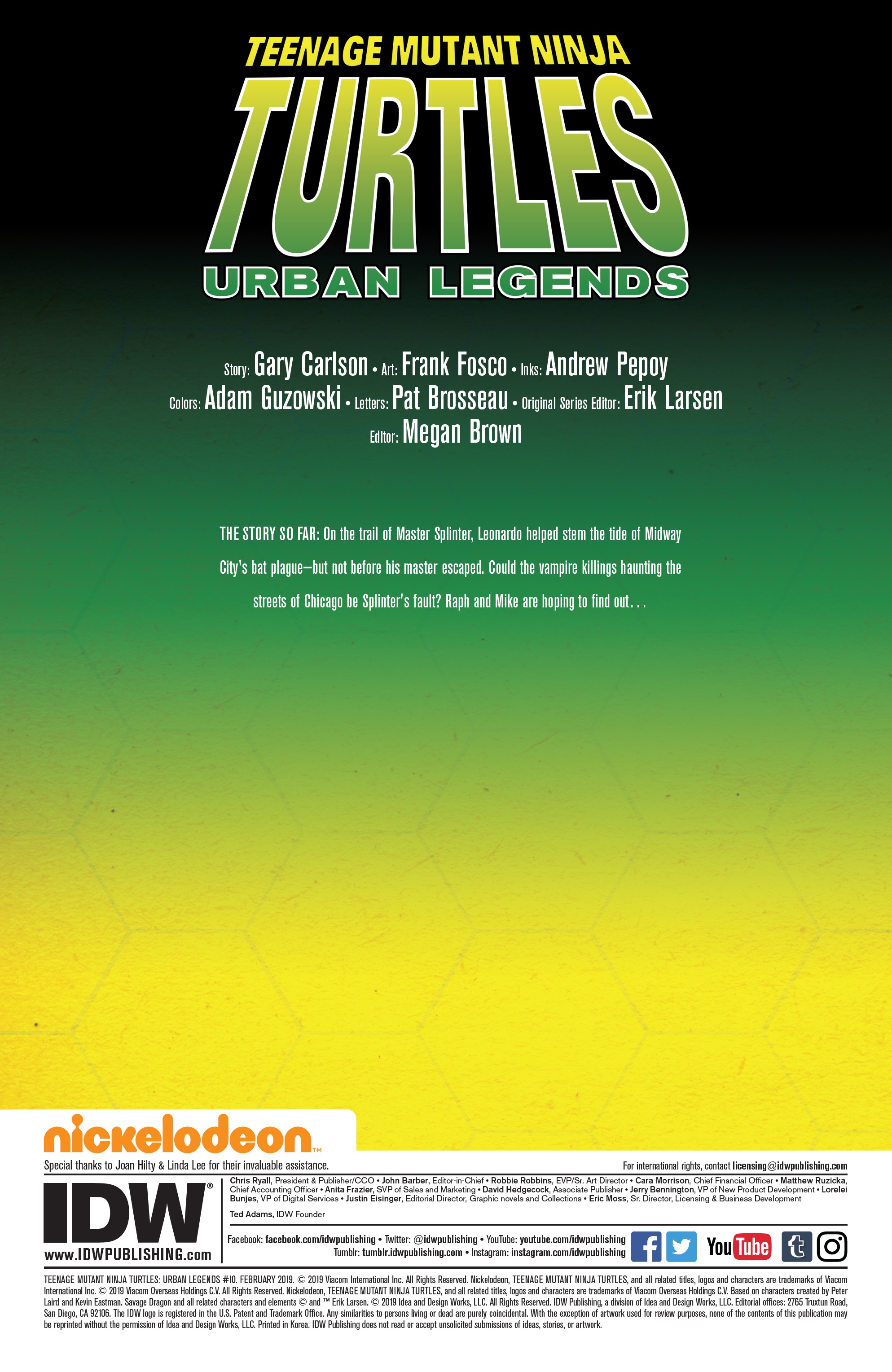 Teenage Mutant Ninja Turtles: Urban Legends (2018-): Chapter 10 - Page 2
