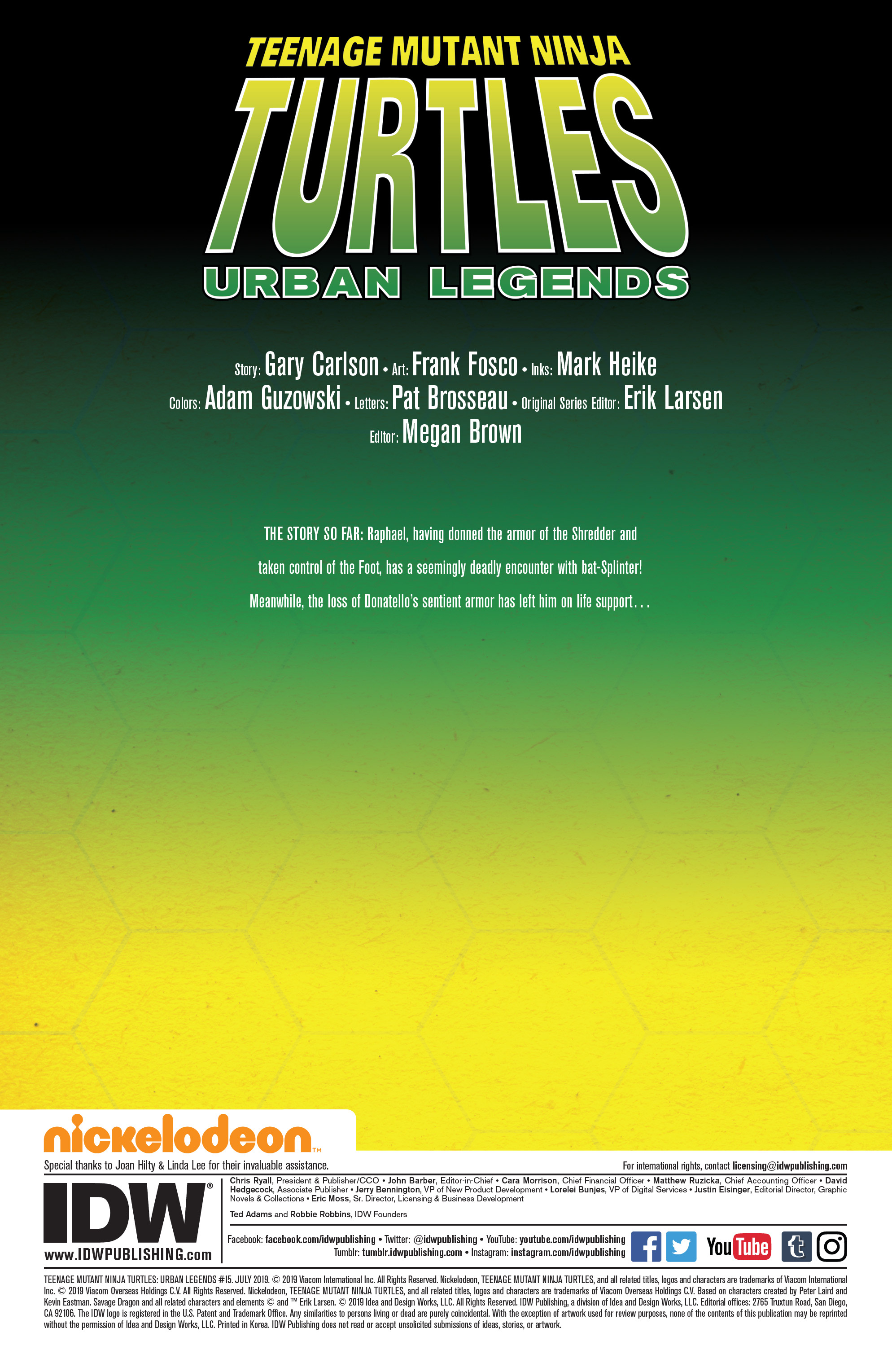 Teenage Mutant Ninja Turtles: Urban Legends (2018-): Chapter 15 - Page 2