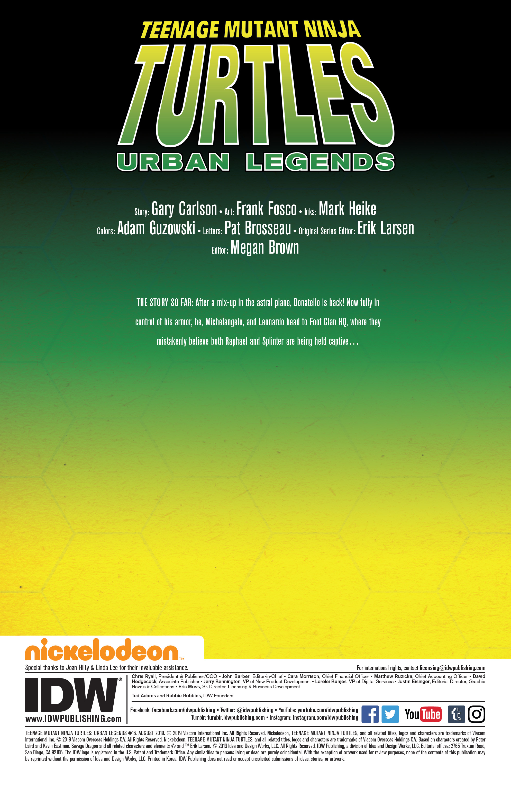Teenage Mutant Ninja Turtles: Urban Legends (2018-): Chapter 16 - Page 2
