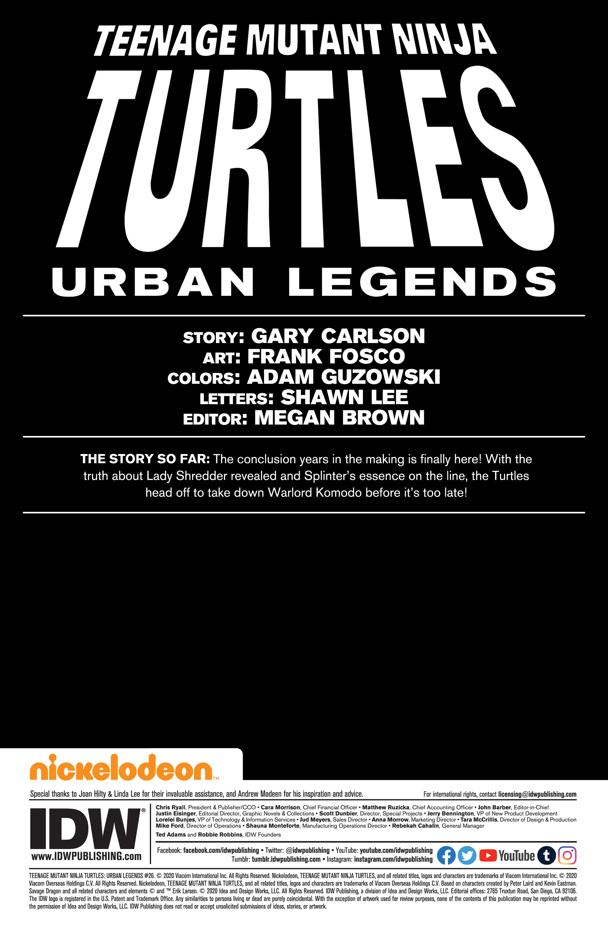 Teenage Mutant Ninja Turtles: Urban Legends (2018-): Chapter 26 - Page 2