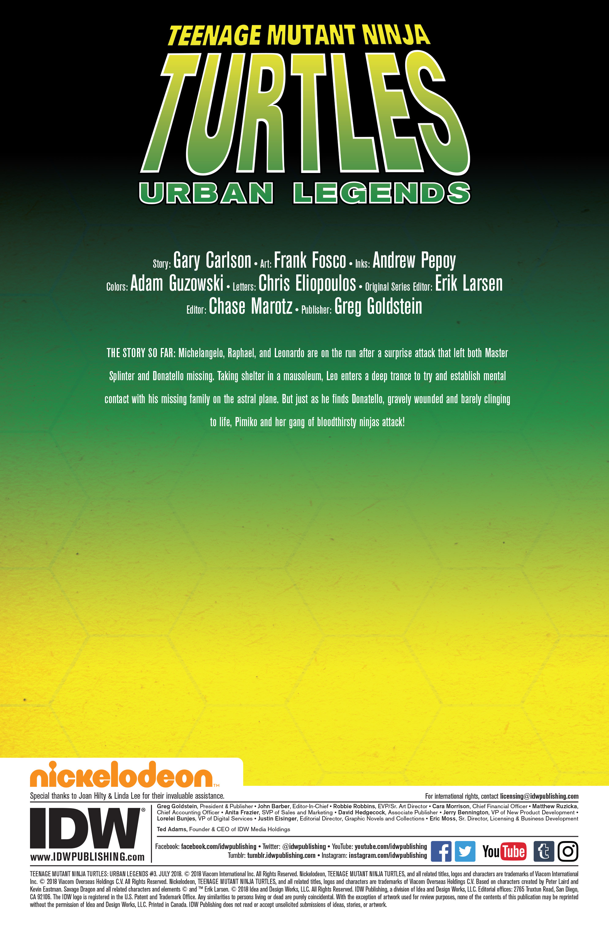 Teenage Mutant Ninja Turtles: Urban Legends (2018-): Chapter 3 - Page 2