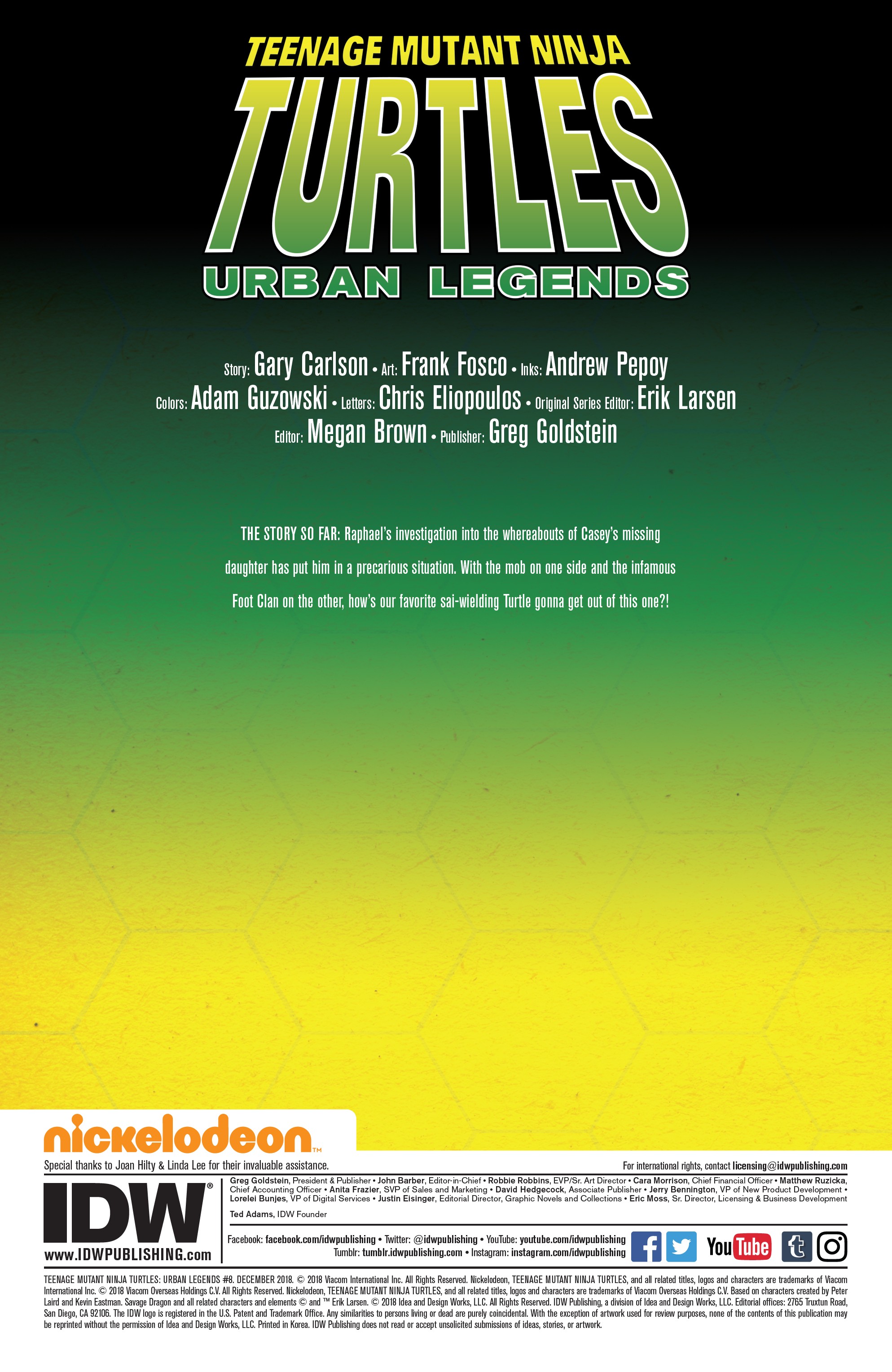 Teenage Mutant Ninja Turtles: Urban Legends (2018-): Chapter 8 - Page 2