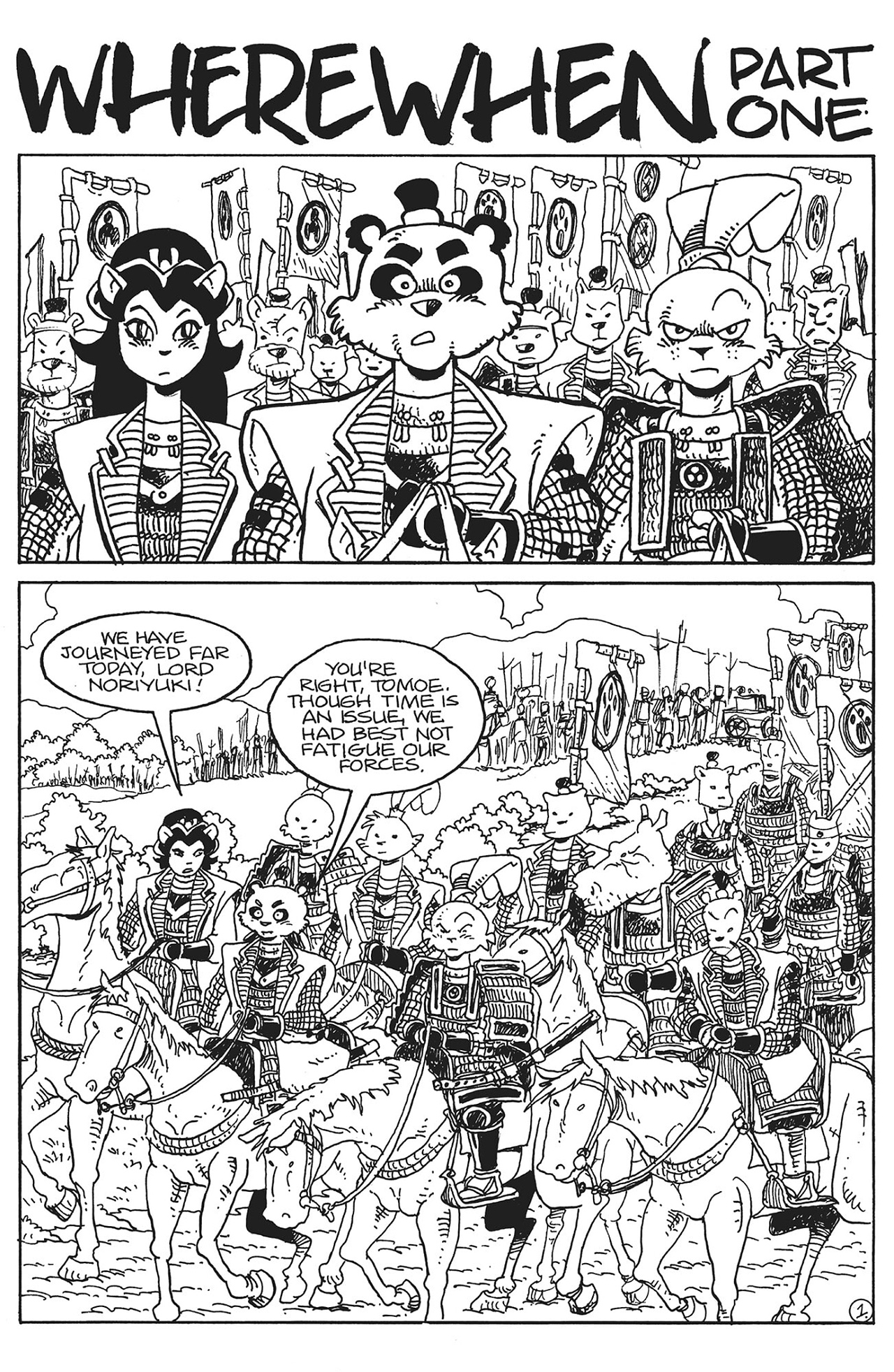 Teenage Mutant Ninja Turtles / Usagi Yojimbo: WhereWhen (2023-): Chapter 1.1 - Page 3