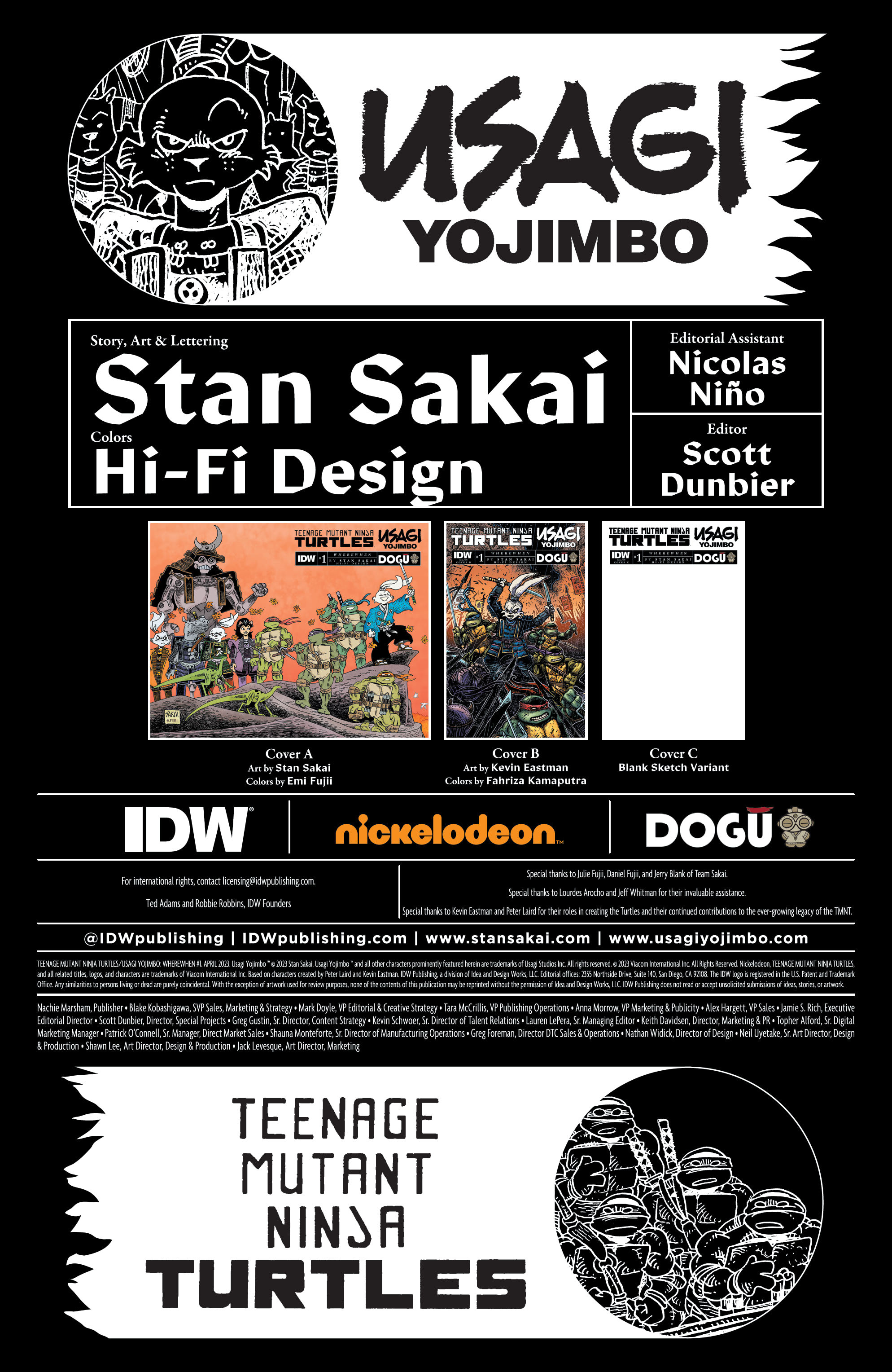 Teenage Mutant Ninja Turtles / Usagi Yojimbo: WhereWhen (2023-): Chapter 1 - Page 2