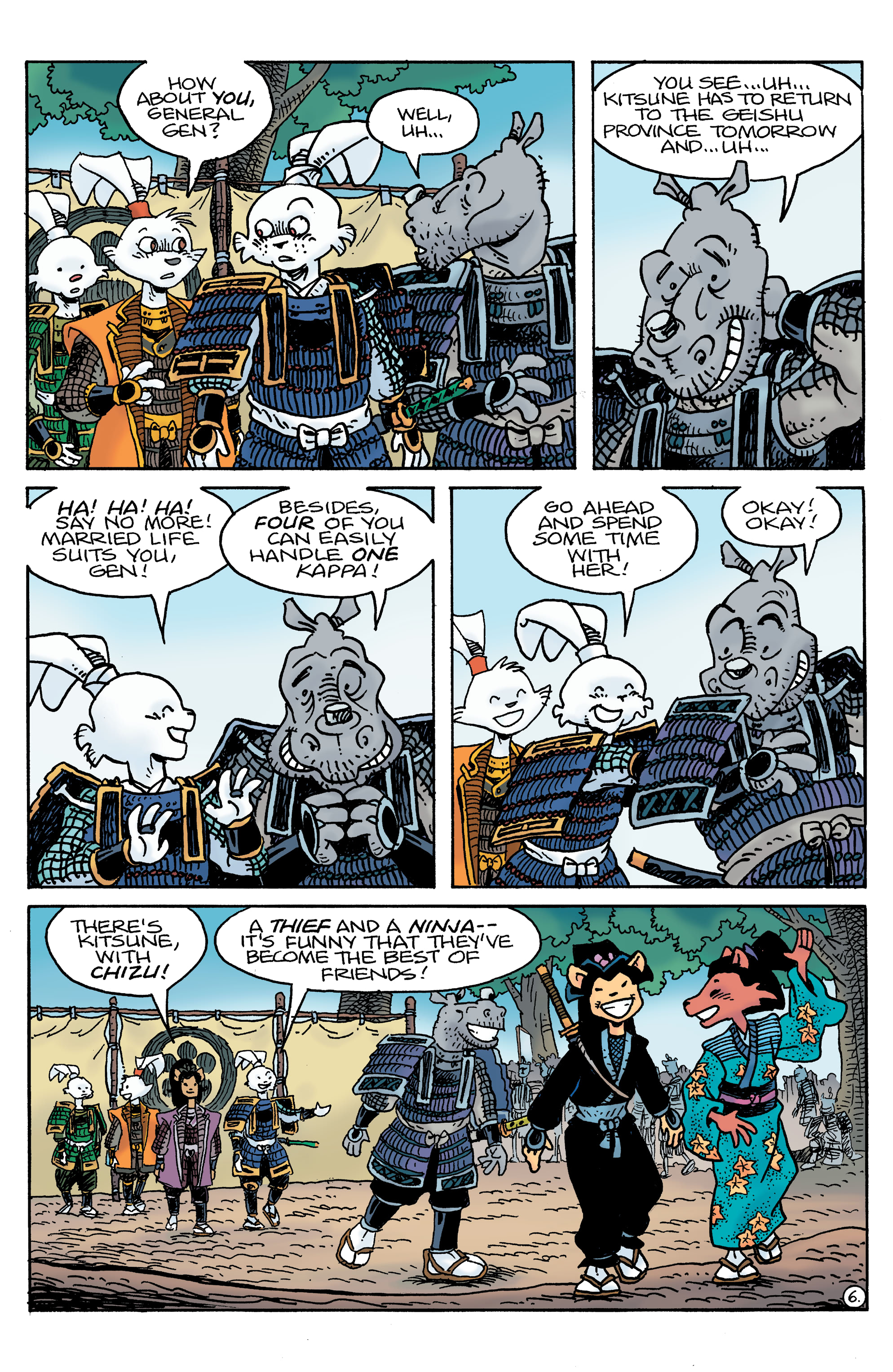 Teenage Mutant Ninja Turtles / Usagi Yojimbo: WhereWhen (2023-): Chapter 1 - Page 7