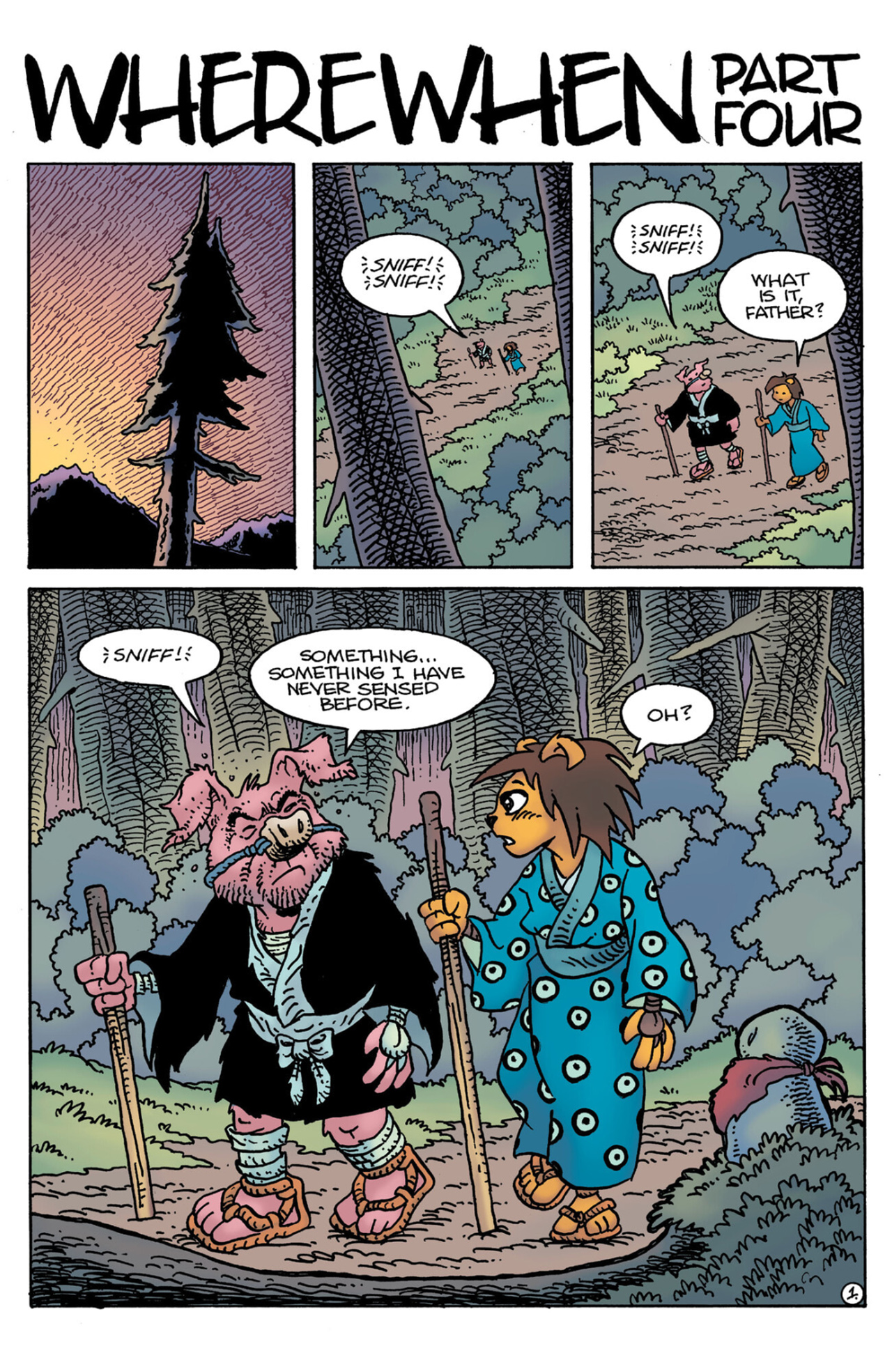 Teenage Mutant Ninja Turtles / Usagi Yojimbo: WhereWhen (2023-): Chapter 4 - Page 3