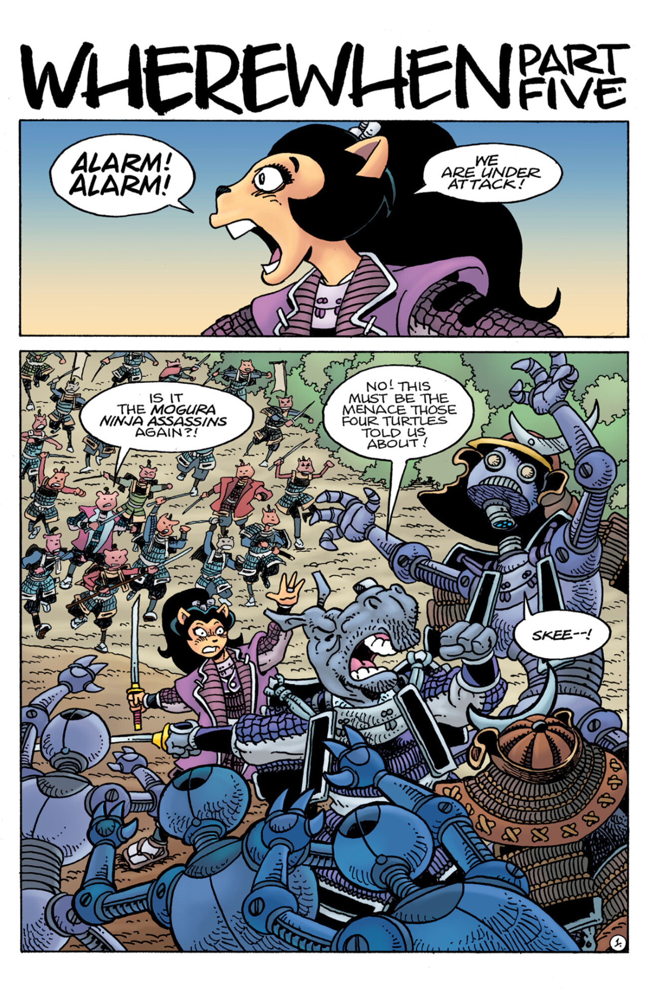 Teenage Mutant Ninja Turtles / Usagi Yojimbo: WhereWhen (2023-): Chapter 5 - Page 3