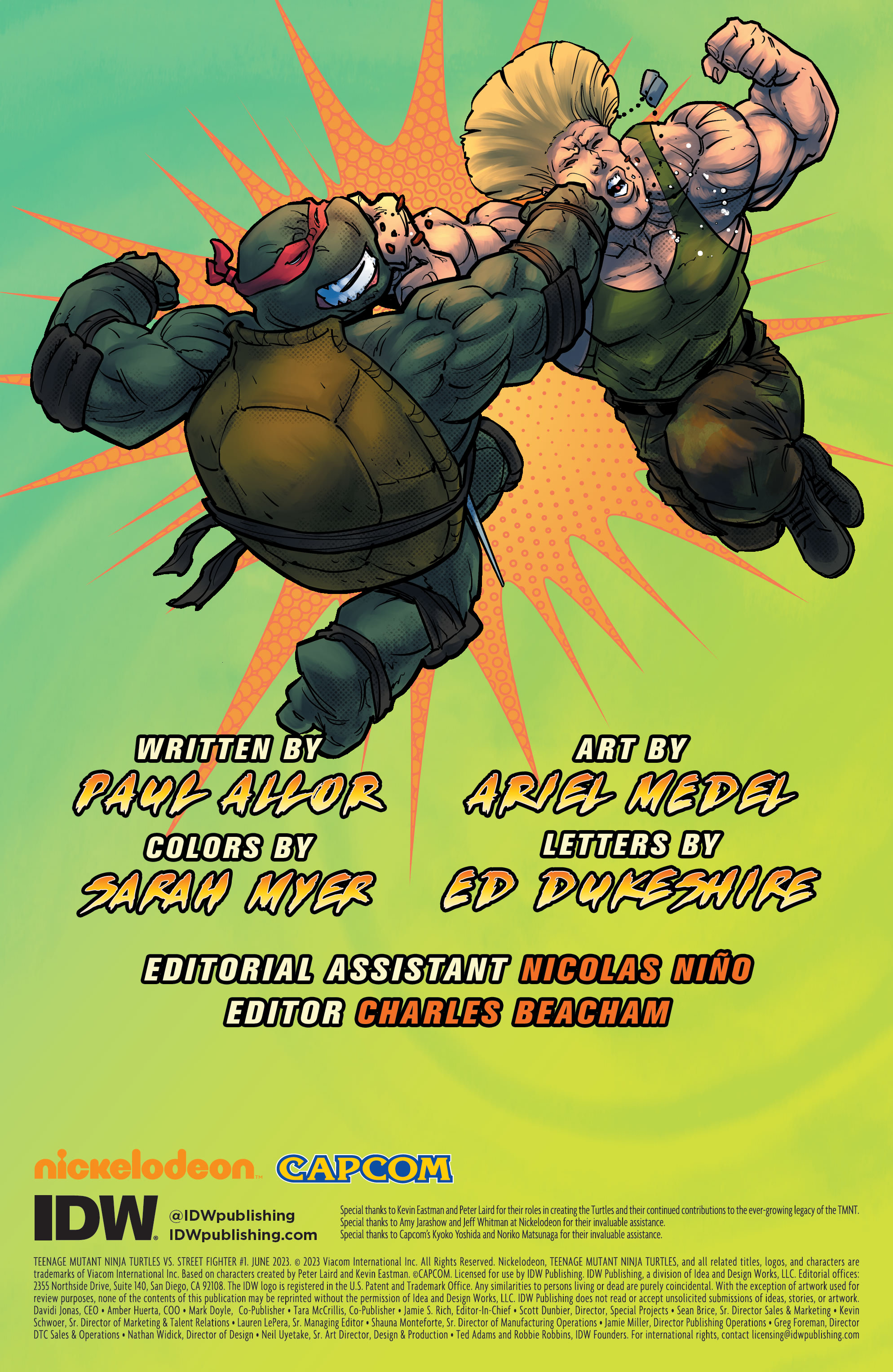 Teenage Mutant Ninja Turtles vs. Street Fighter (2023-): Chapter 1 - Page 2