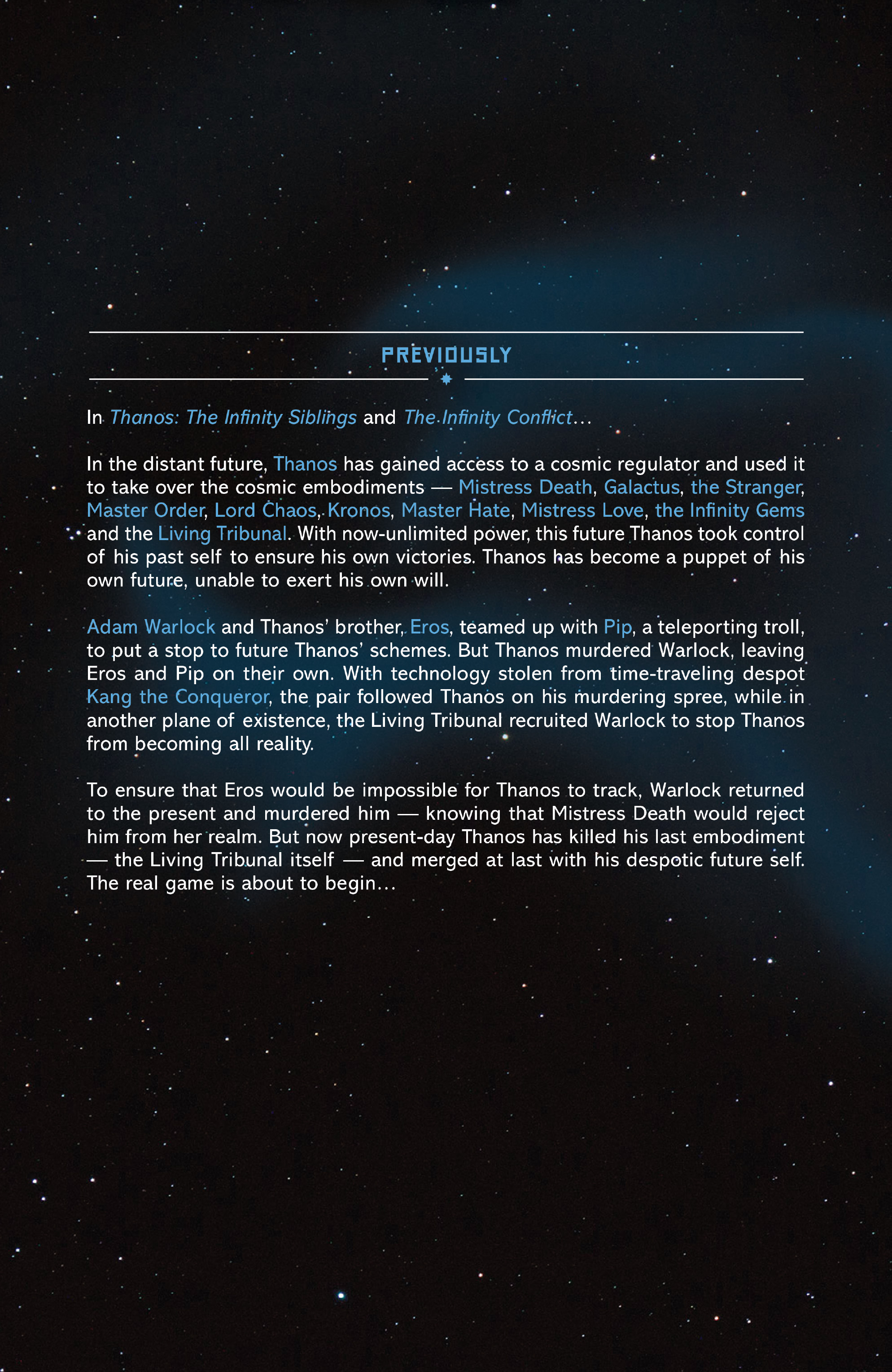 Thanos: The Infinity Ending (2019): Chapter 1 - Page 7