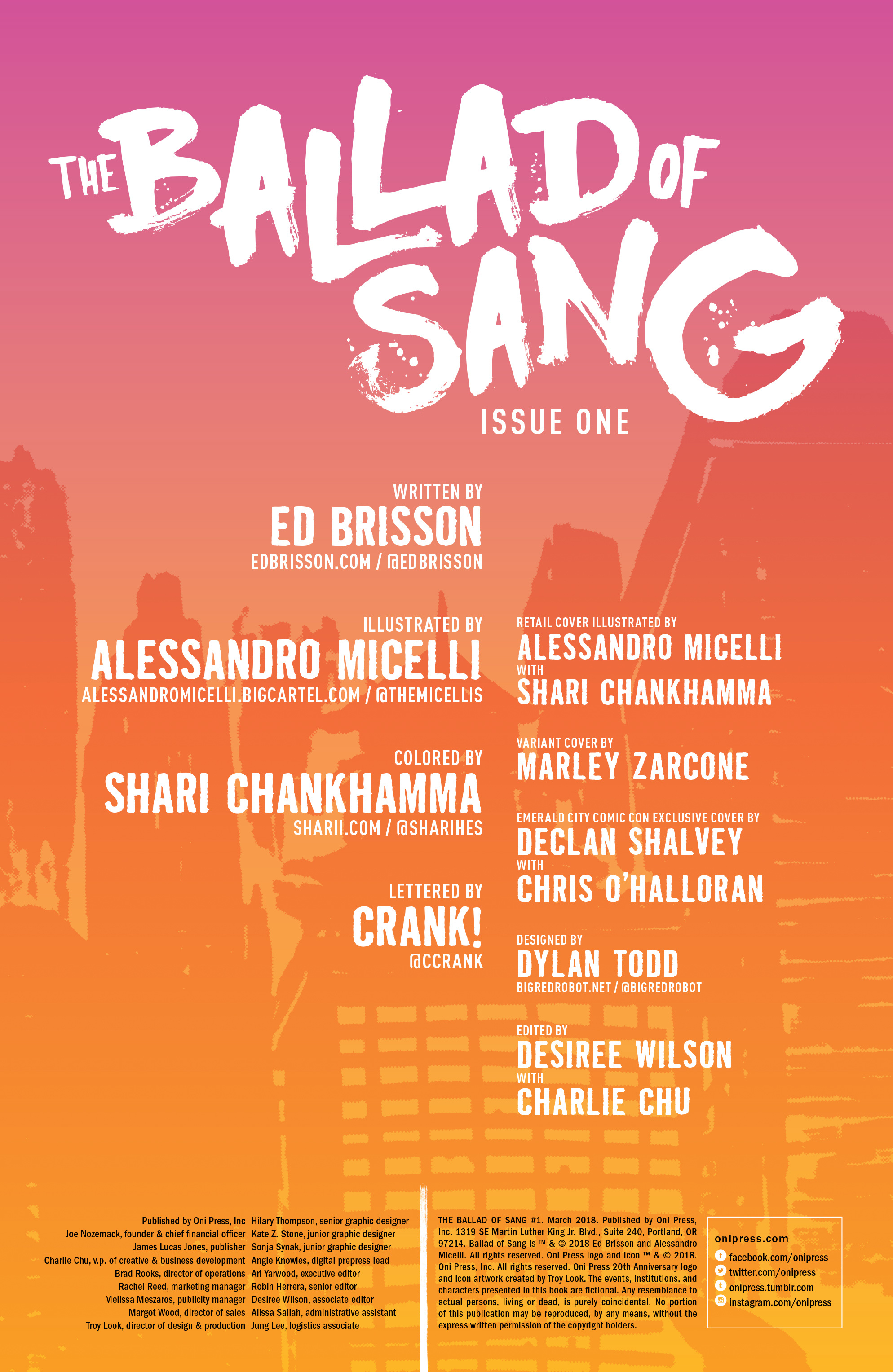 The Ballad Of Sang (2018): Chapter 1 - Page 2