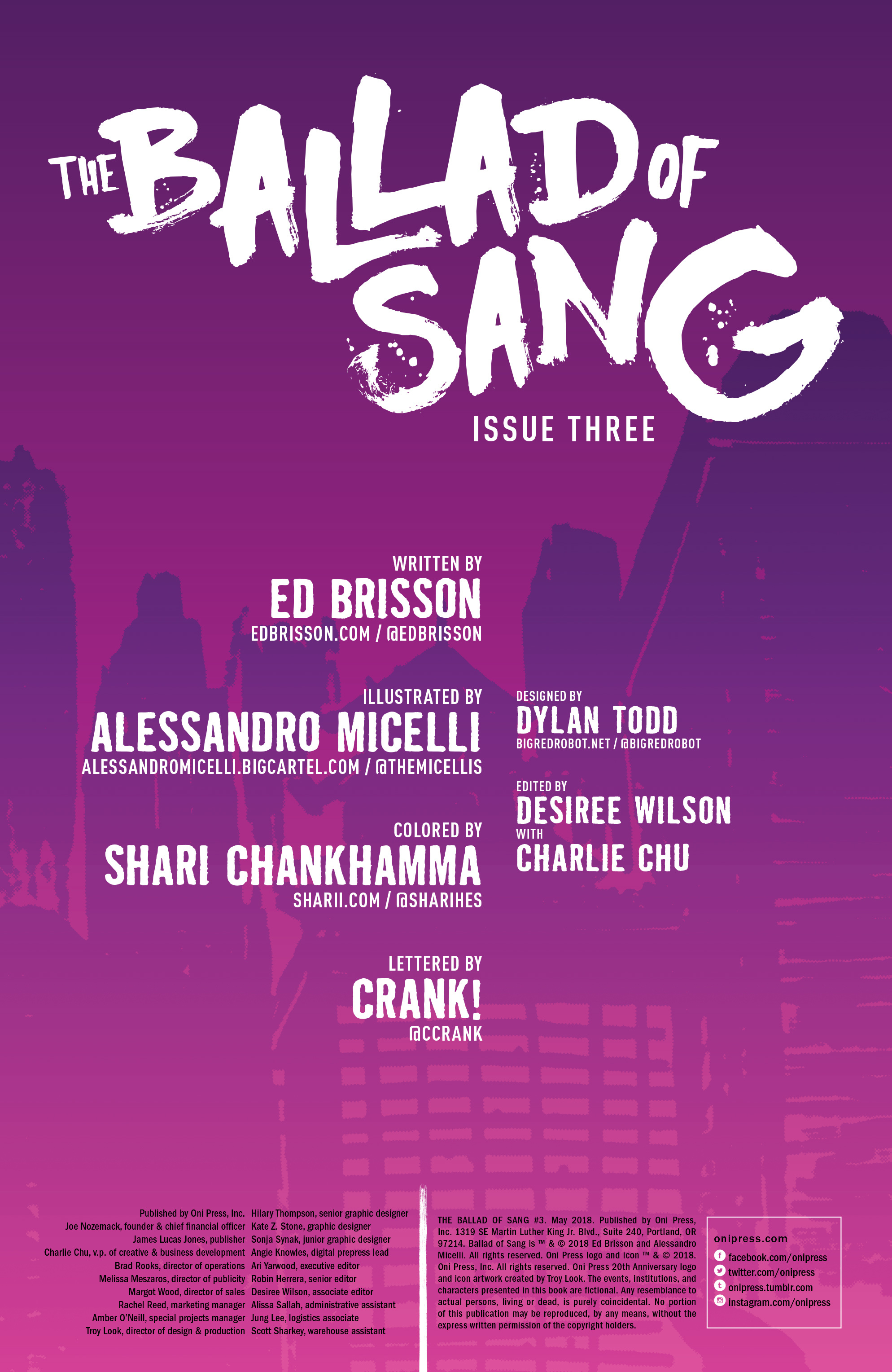 The Ballad Of Sang (2018): Chapter 3 - Page 2