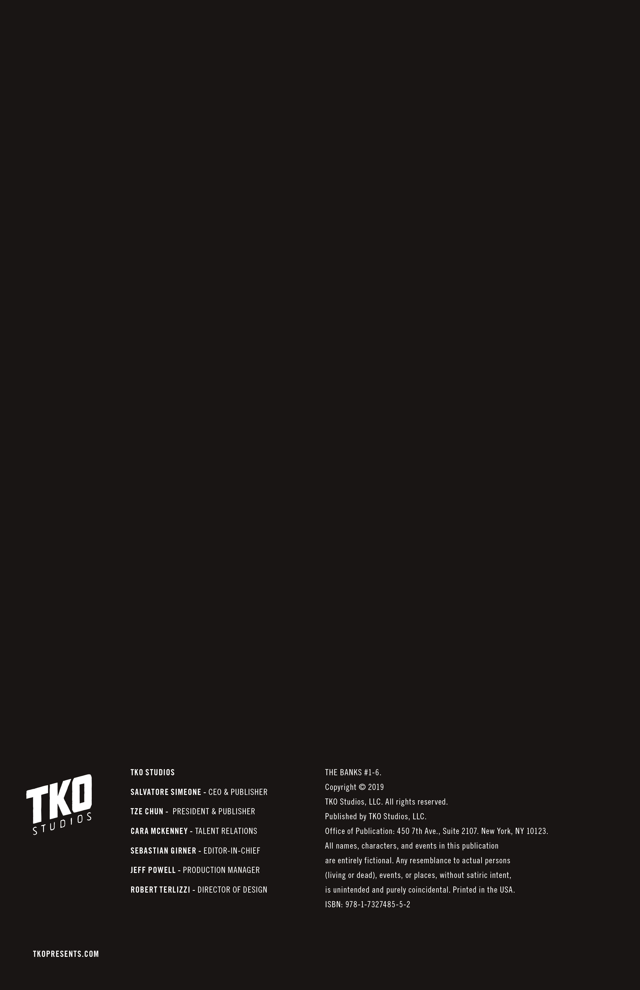 The Banks (2019): Chapter TPB - Page 2