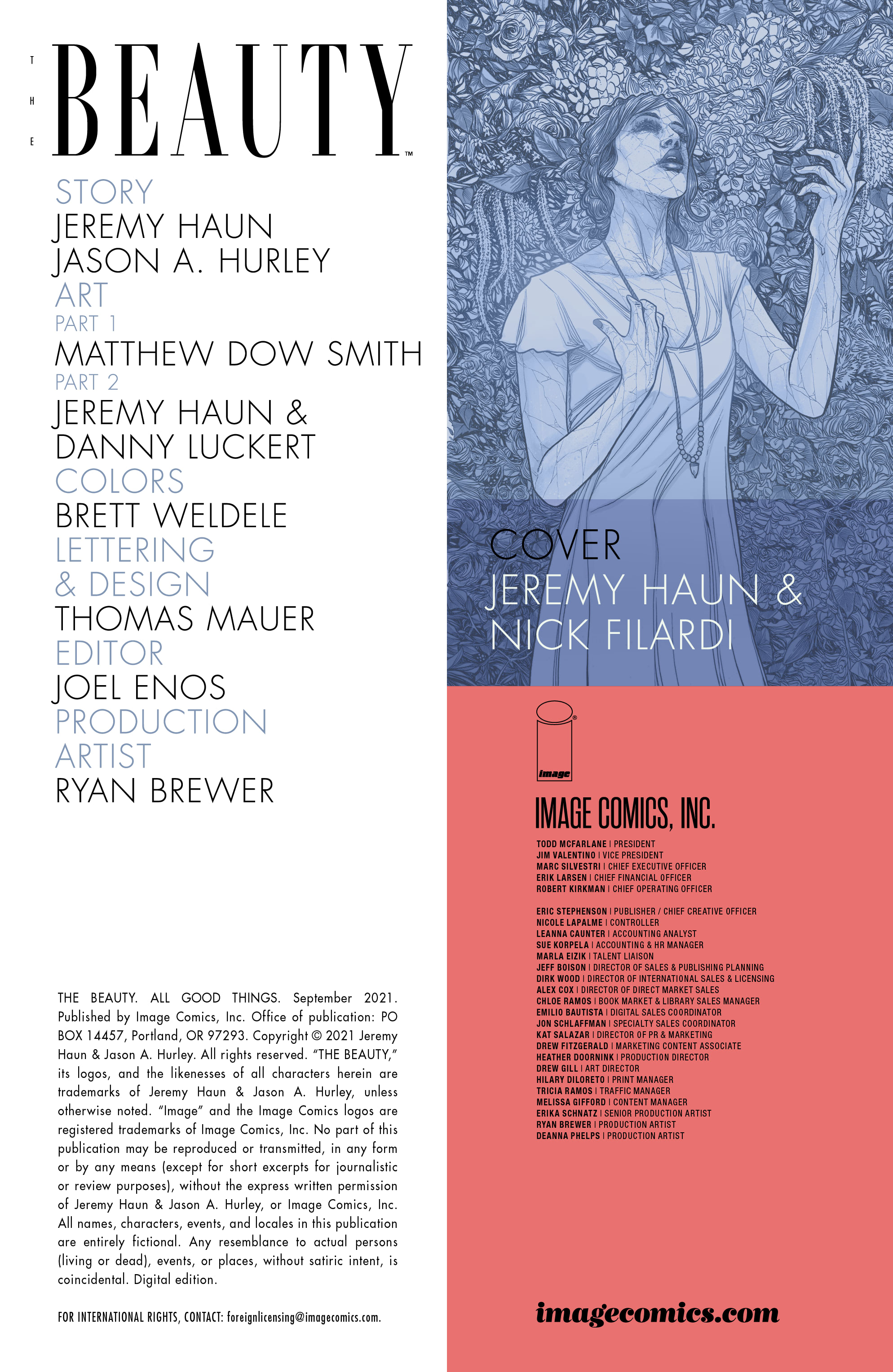 The Beauty: All Good Things (2021): Chapter 1 - Page 2