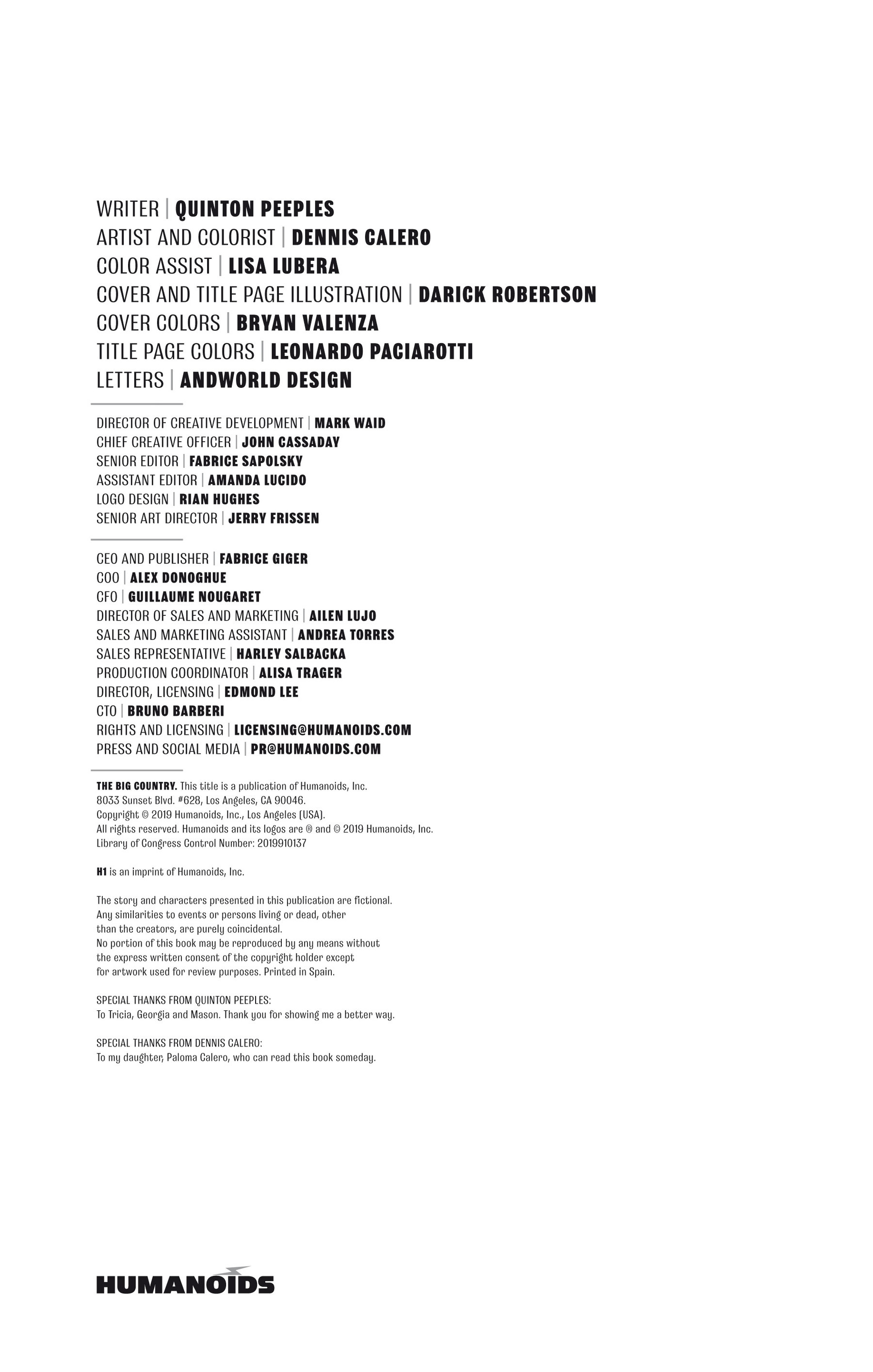The Big Country (2019): Chapter 1 - Page 3