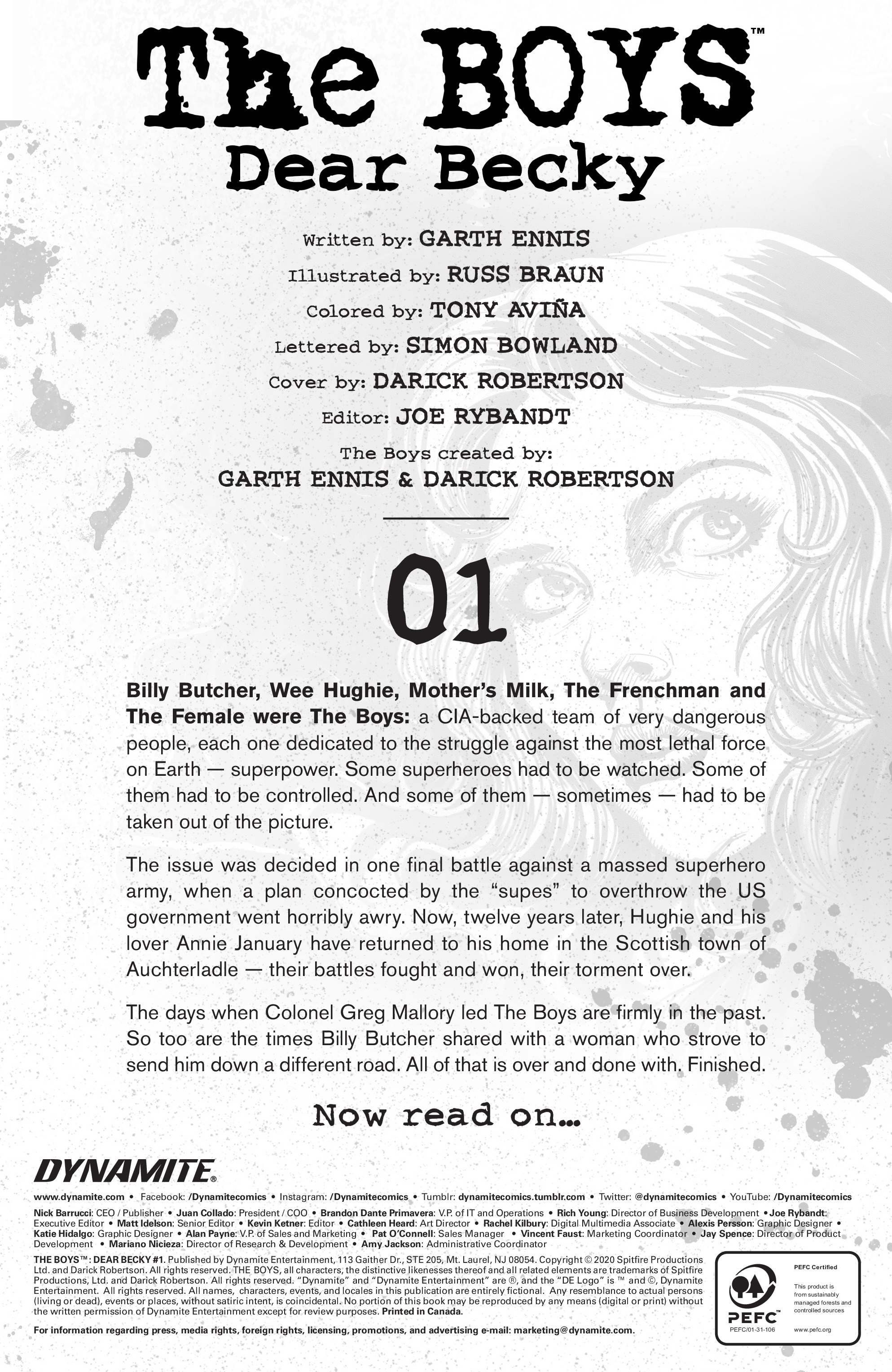 The Boys: Dear Becky (2020-): Chapter 1 - Page 2