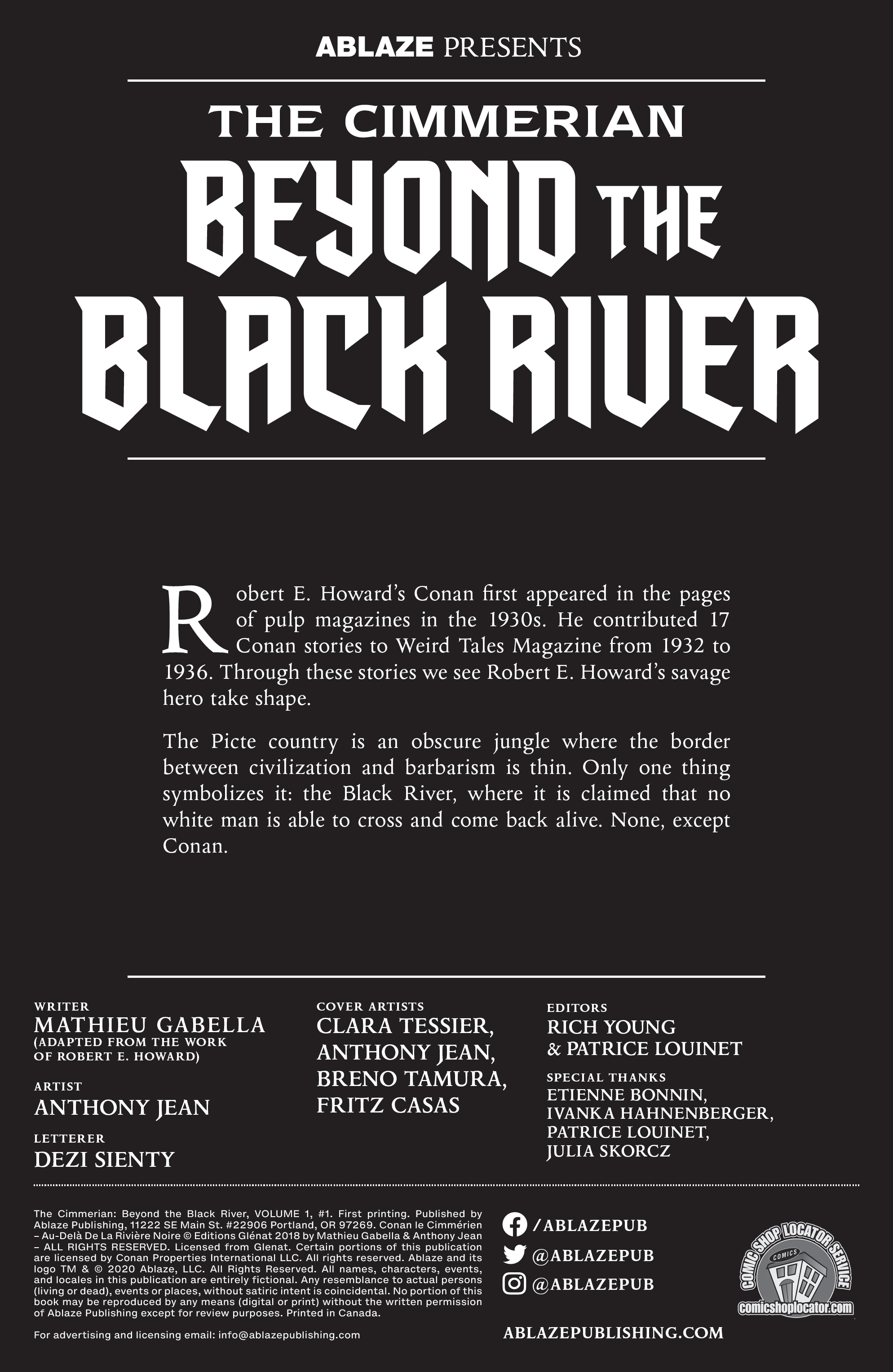 The Cimmerian: Beyond the Black River (2021-): Chapter 1 - Page 2
