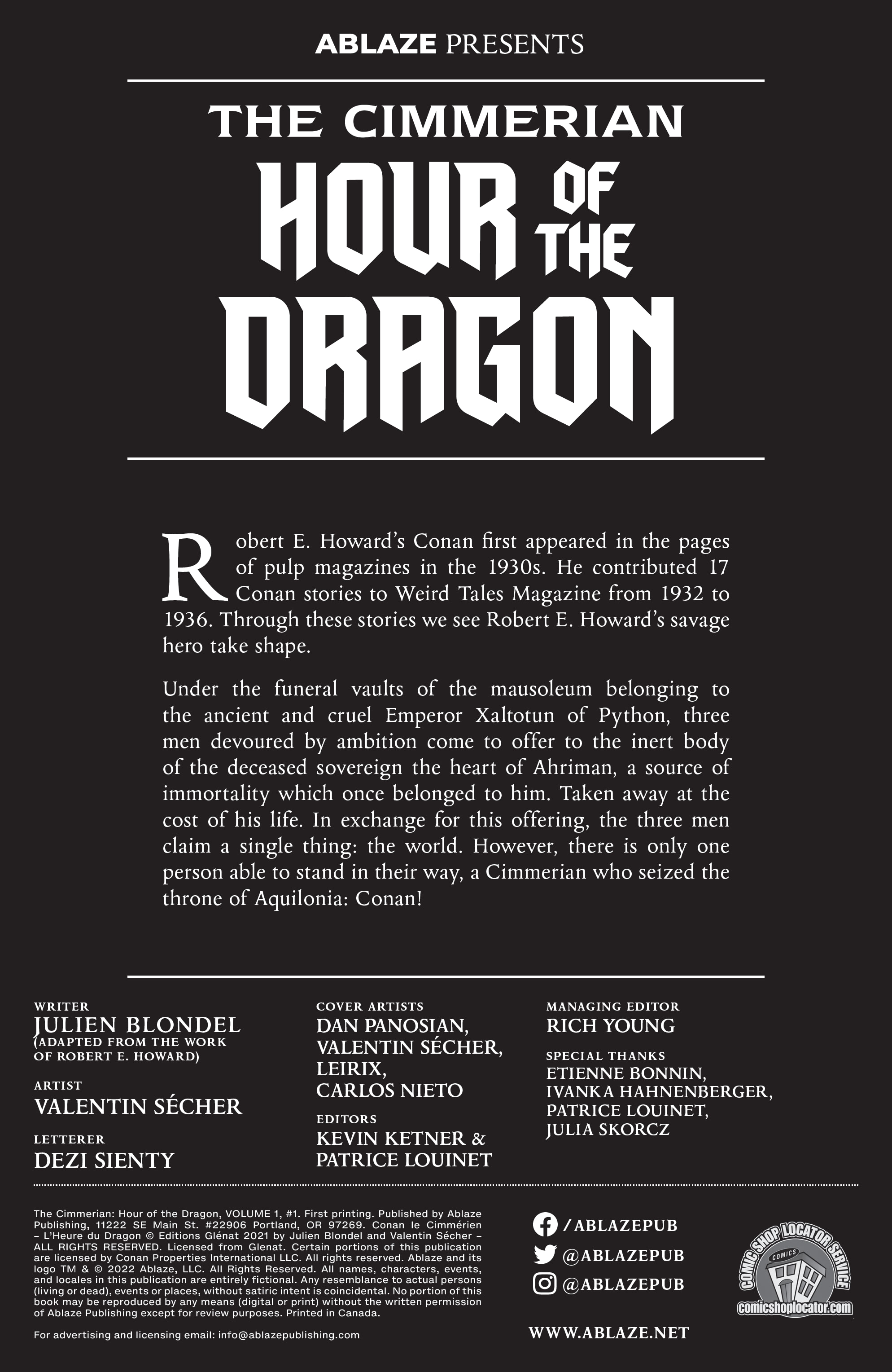 The Cimmerian: Hour of the Dragon (2022-): Chapter 1 - Page 2