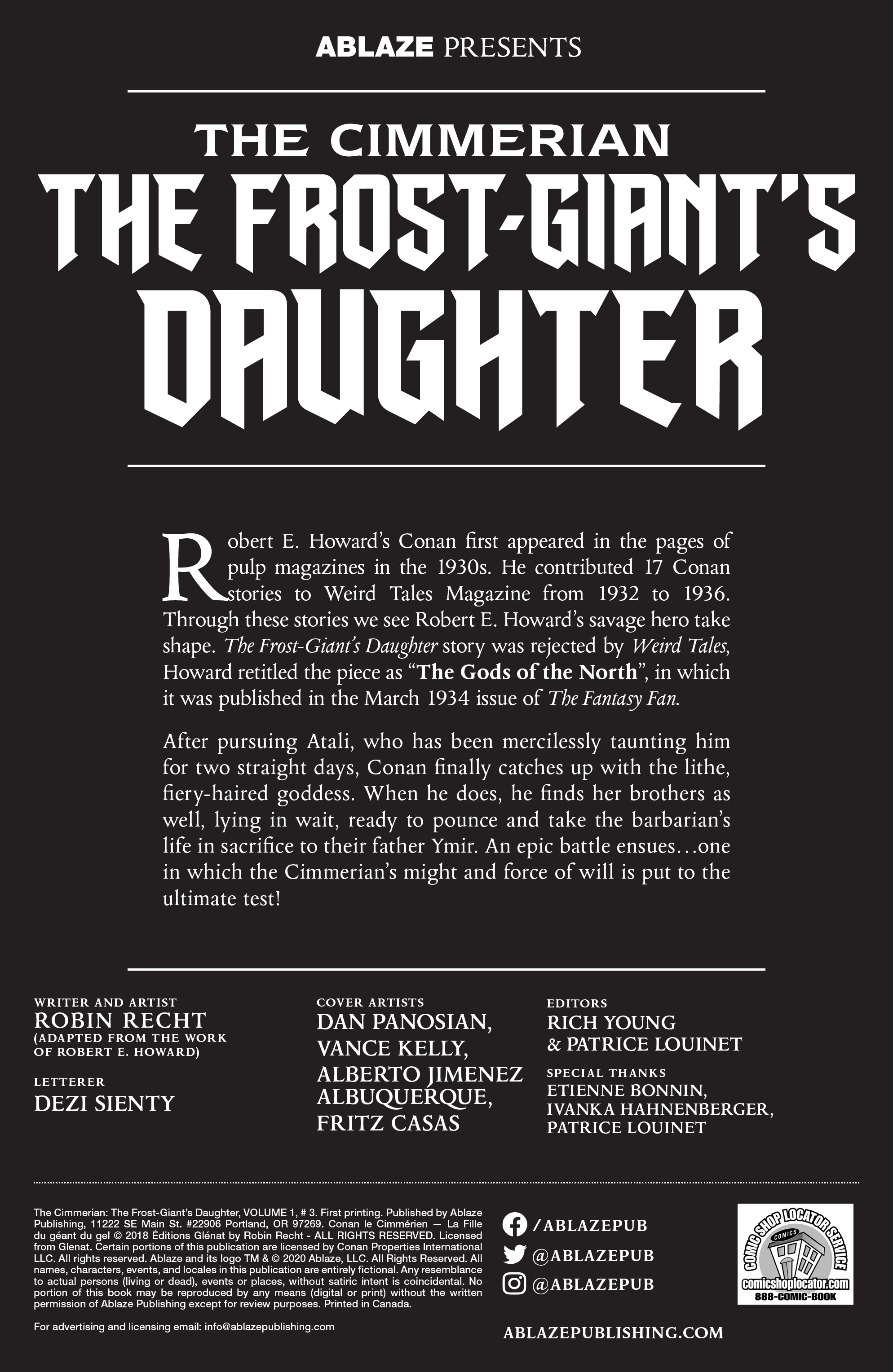 The Cimmerian: The Frost-Giant's Daughter (2020-): Chapter 3 - Page 2
