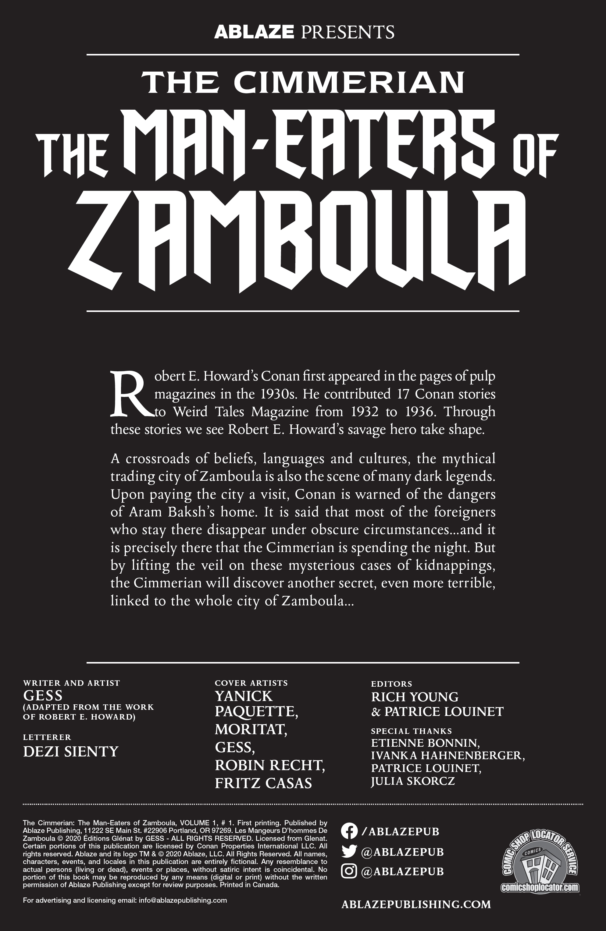The Cimmerian: The Man-Eaters of Zamboula (2021-): Chapter 1 - Page 2