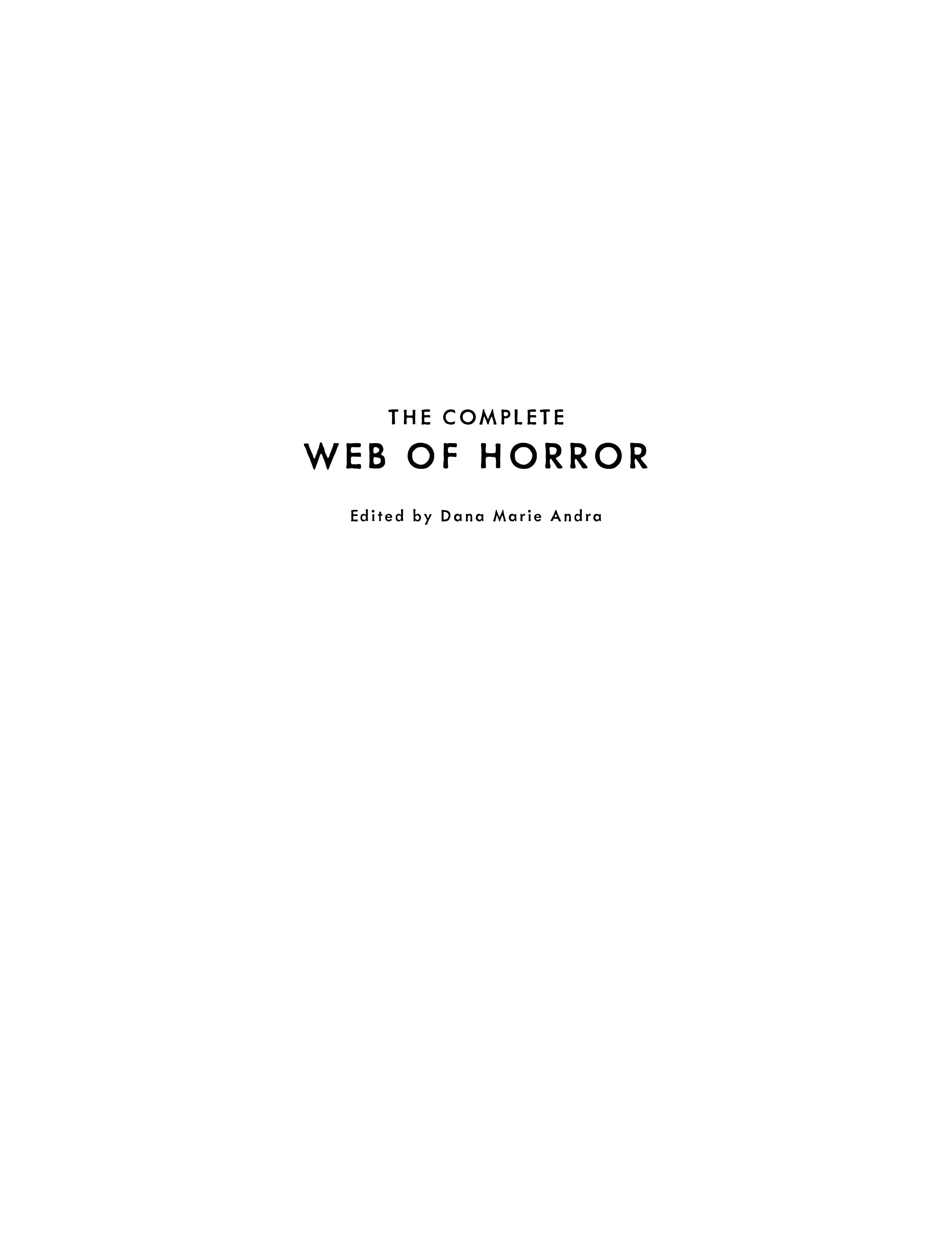 The Complete Web of Horror (2024): Chapter 1 - Page 2