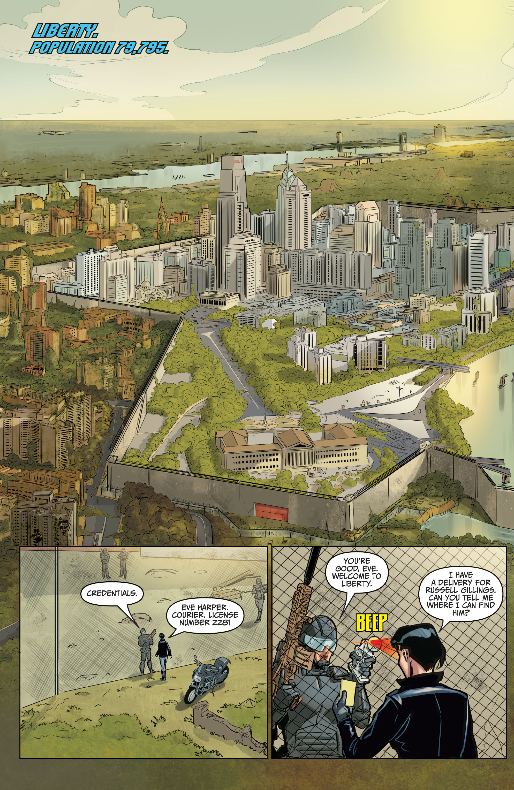The Courier: Liberty & Death (2021-): Chapter 1 - Page 19