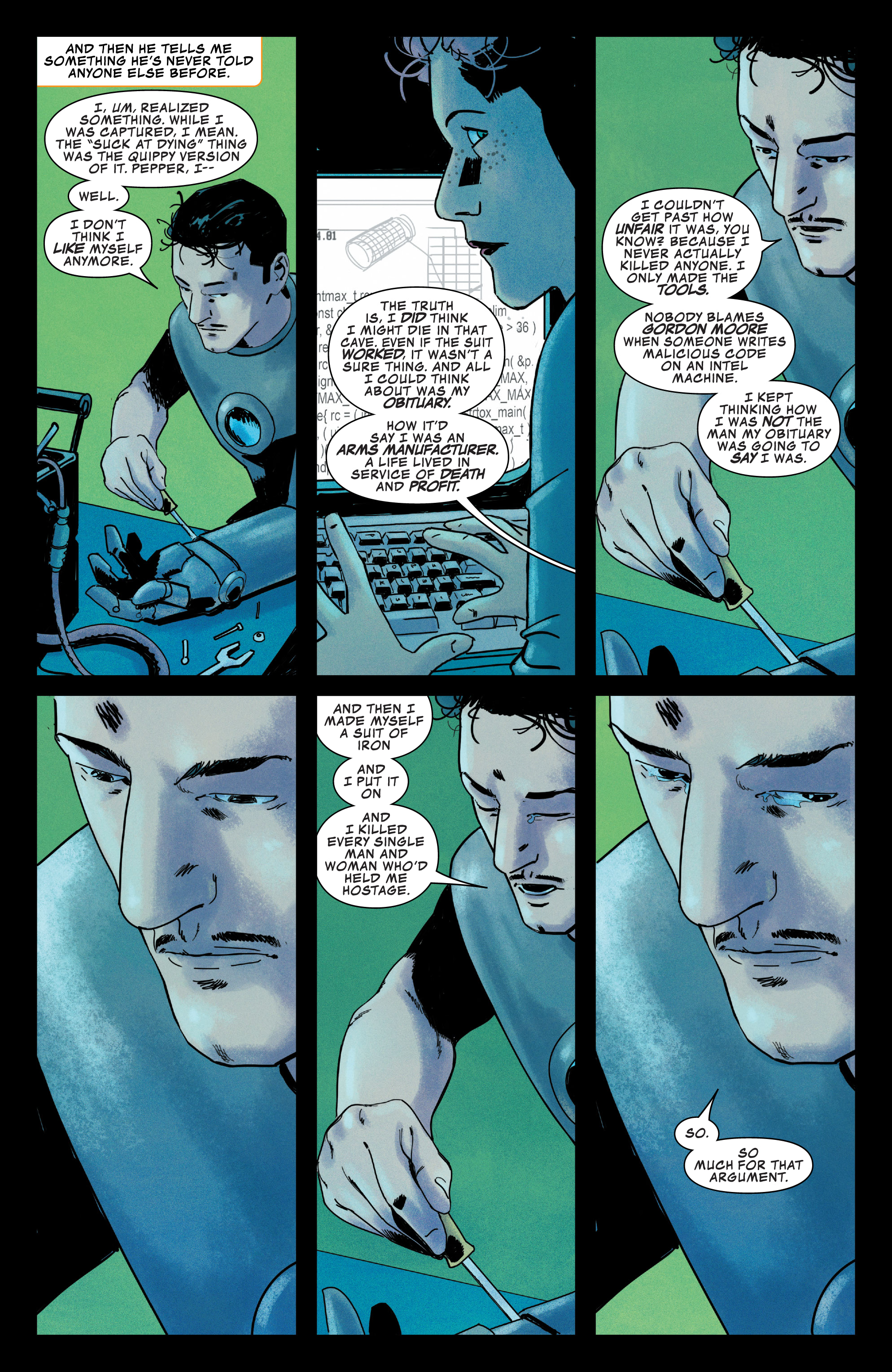 The Darkhold: Iron Man (2021): Chapter 1 - Page 11