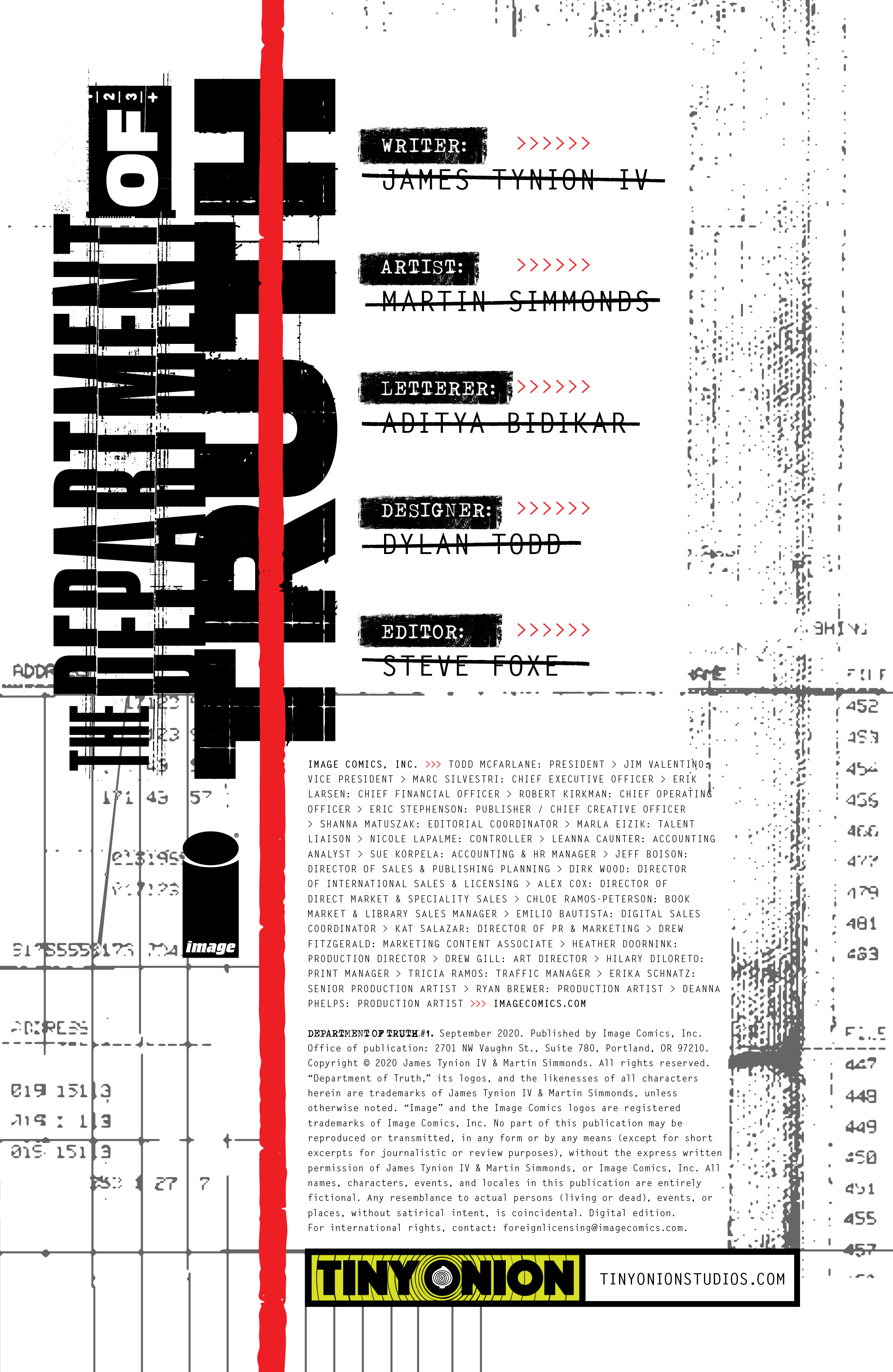 The Department of Truth (2020-): Chapter 1 - Page 2