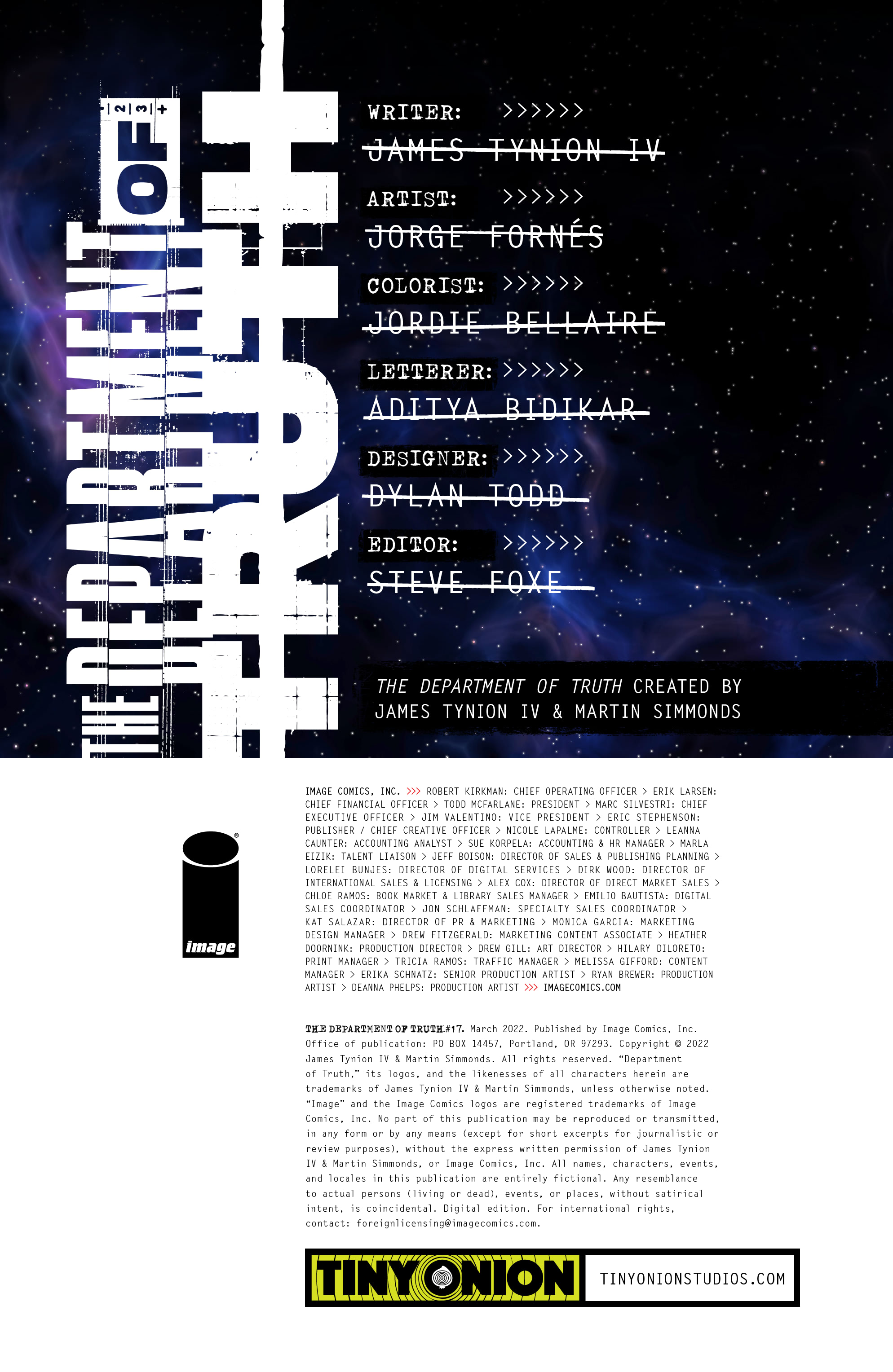 The Department of Truth (2020-): Chapter 17 - Page 2